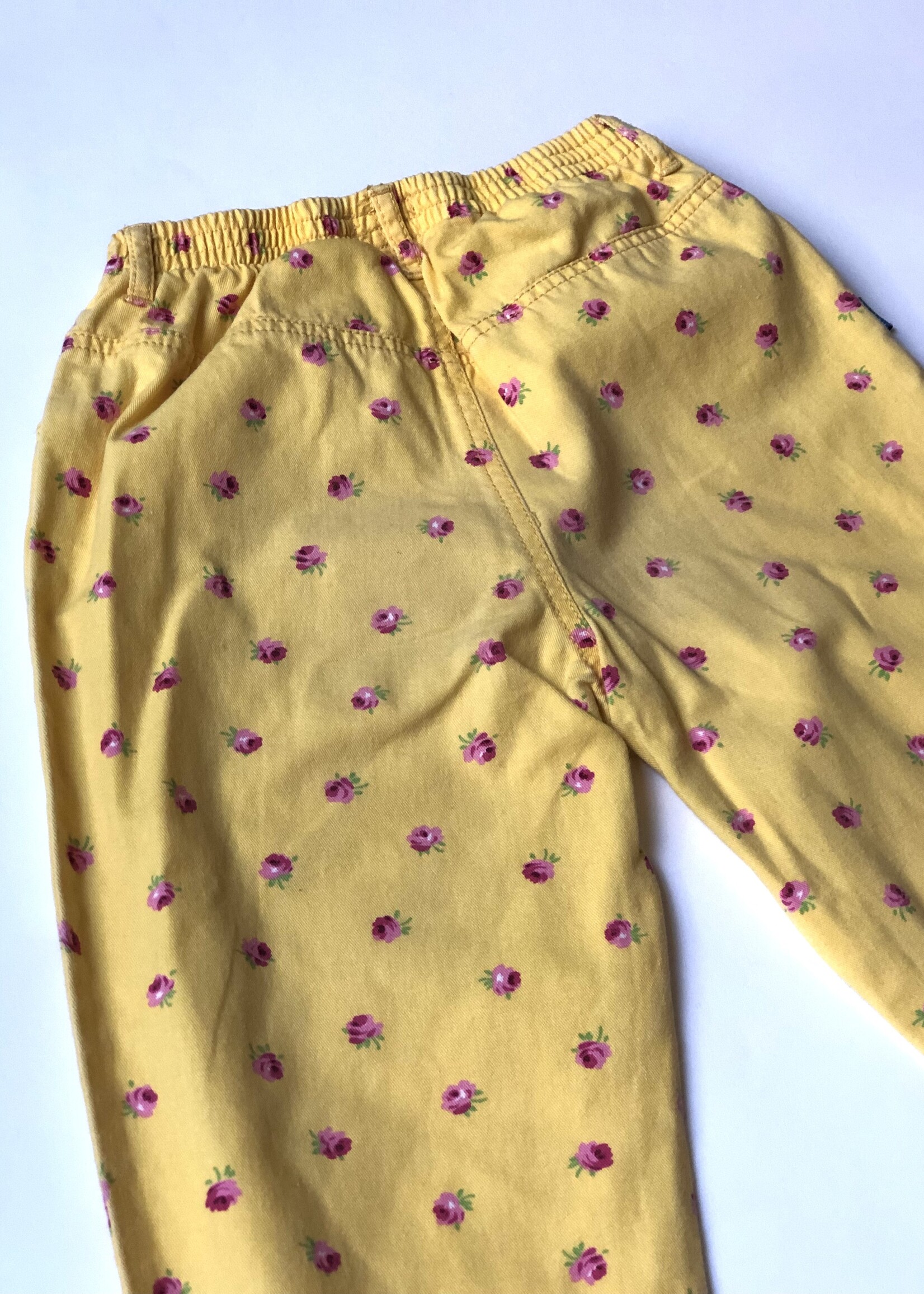 Vintage Yellow roses jeans 8y