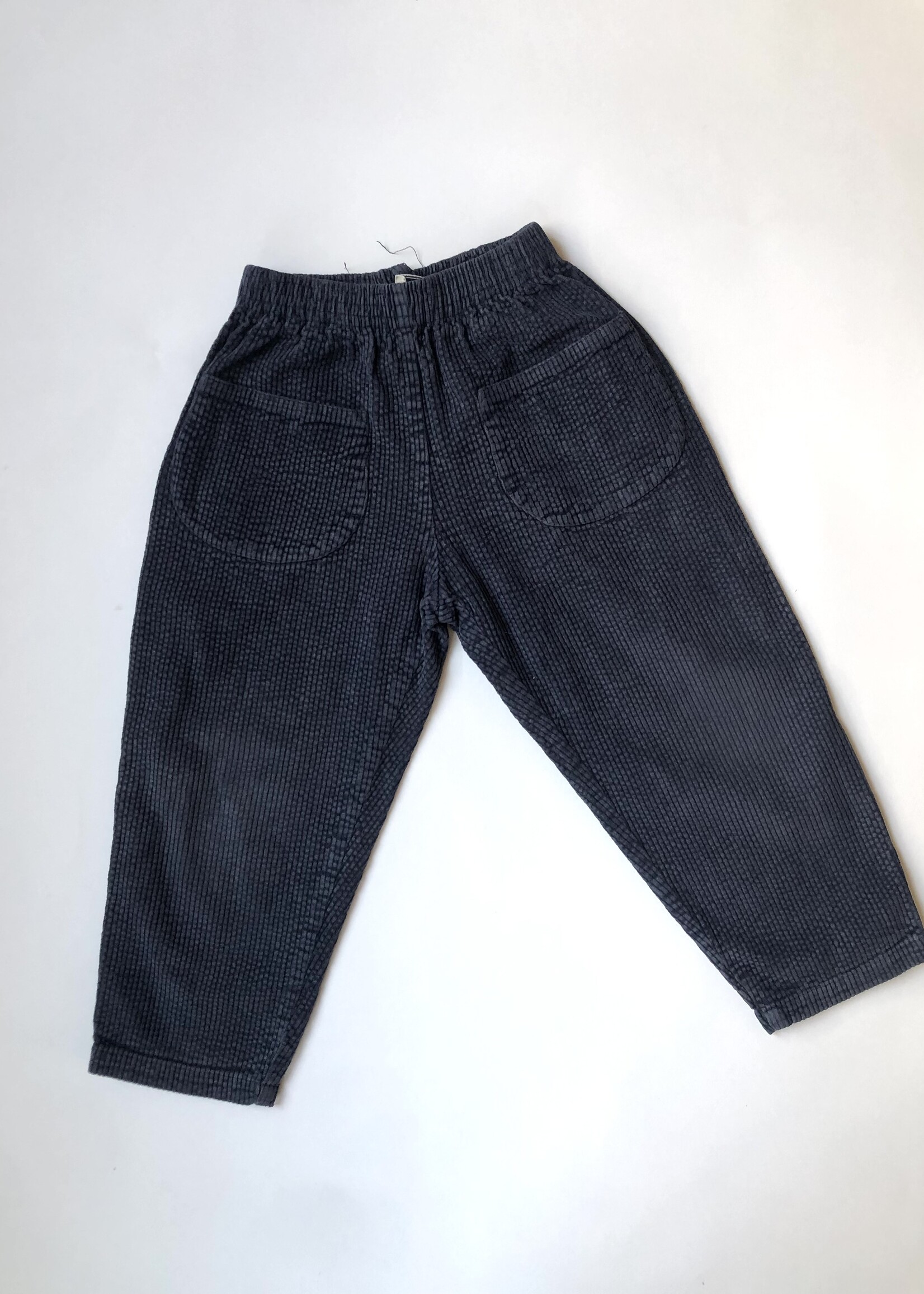 Vintage Dark blue corduroy puffy pants 4y