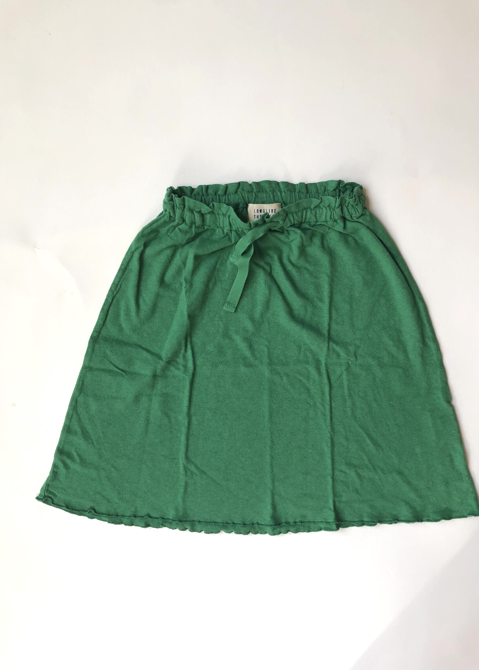 Long Live The Queen Green midi skirt 4y