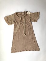 Long Live The Queen Sand flowy shirt dress 6y