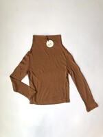 Long Live The Queen Camel coloured turtle neck longsleeve 4-6y