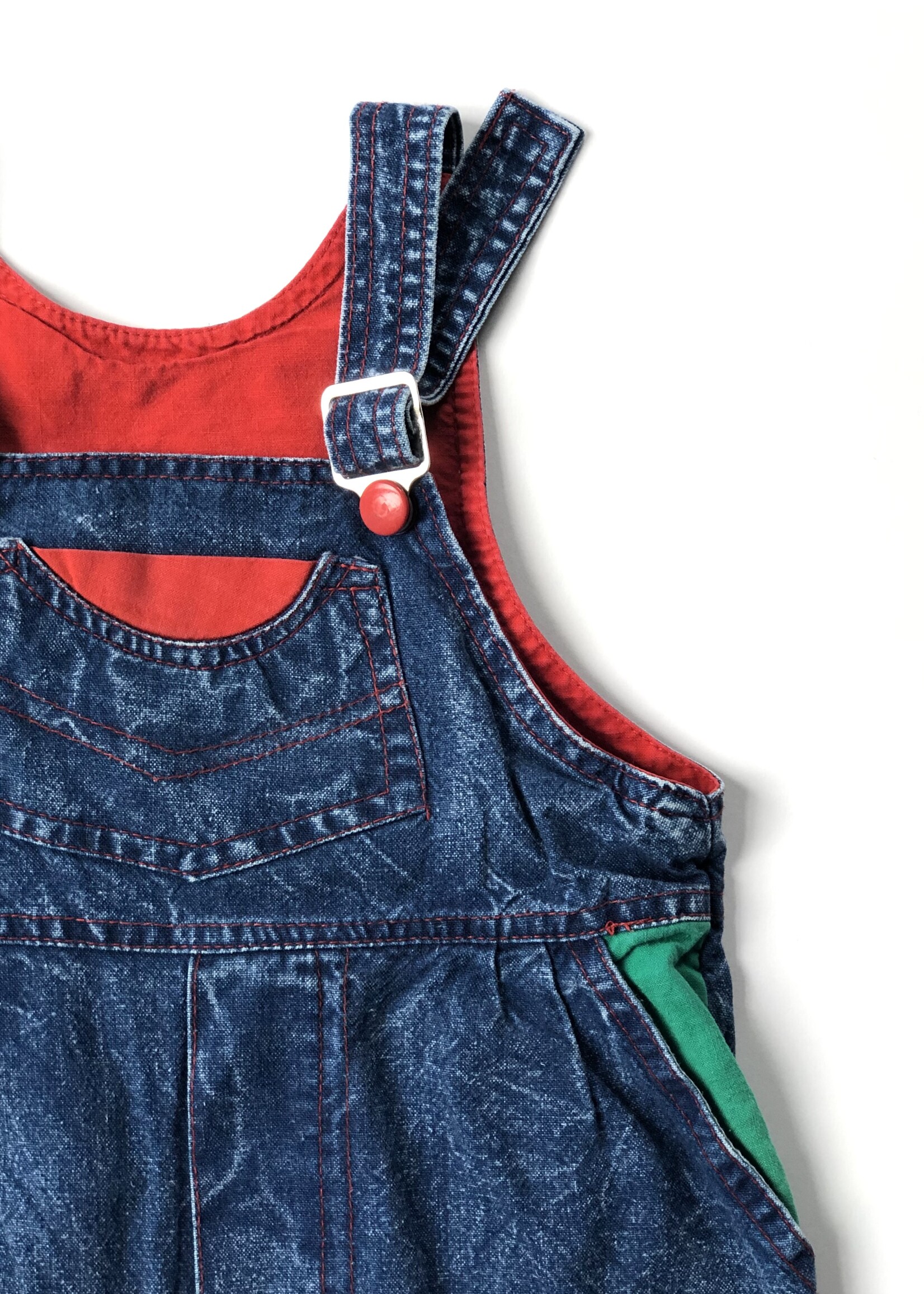 Vintage Acid denim shortall 18m