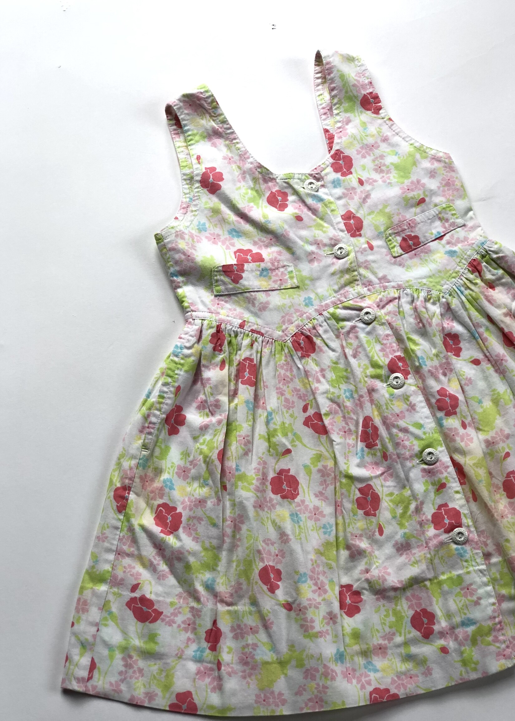 Vintage Floral Poppy two piece dress+jacket 2-3y