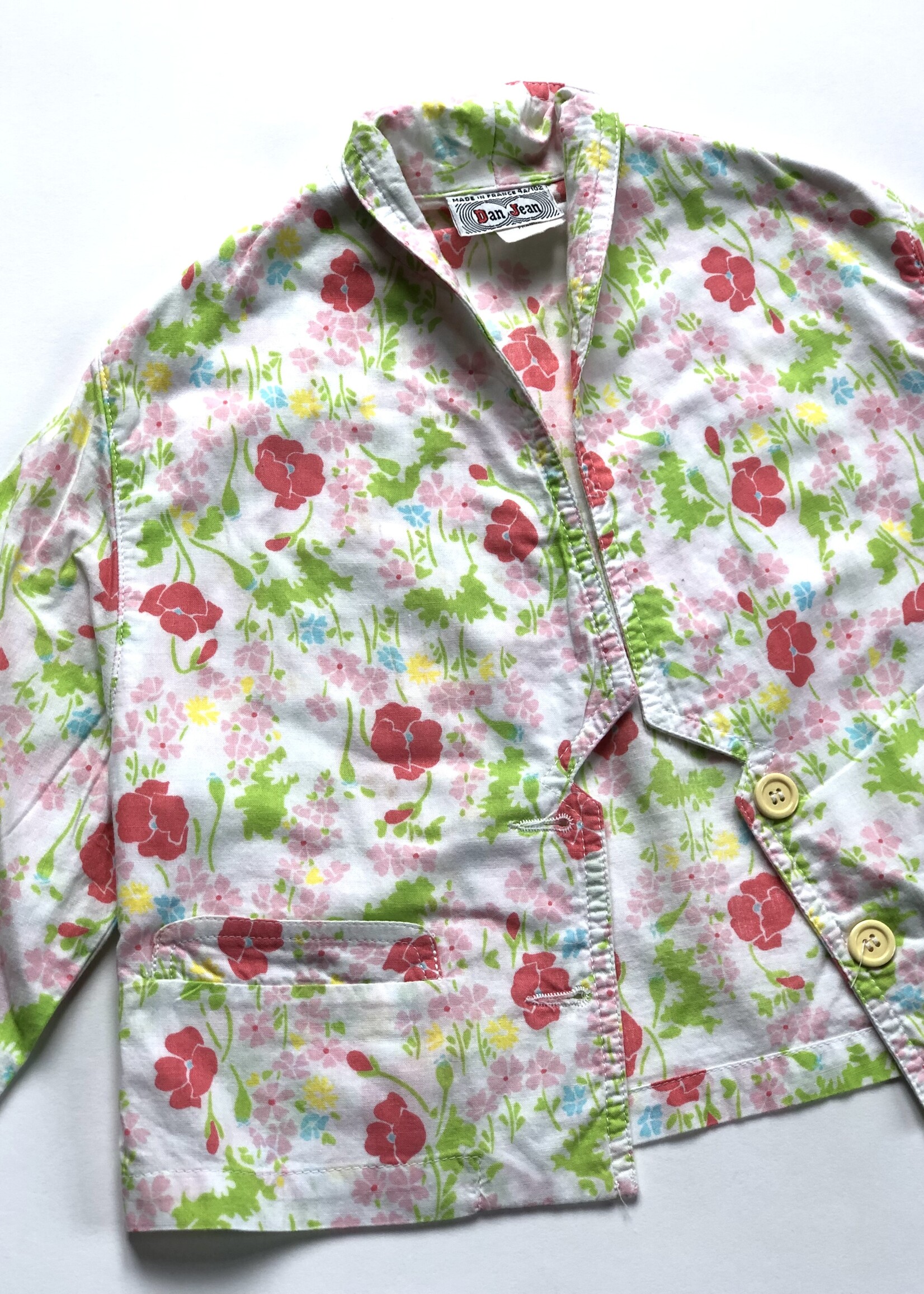 Vintage Floral Poppy two piece dress+jacket 2-3y