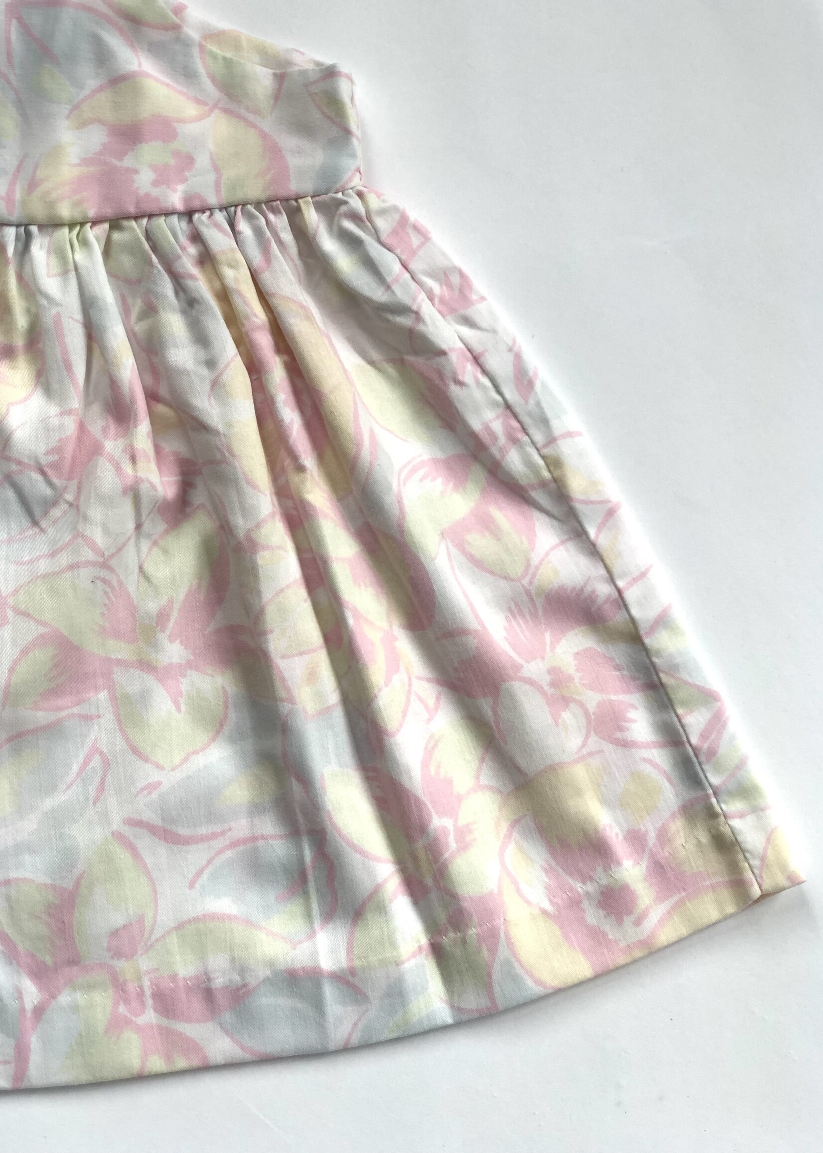 Vintage Pastel floral two piece 18-24m