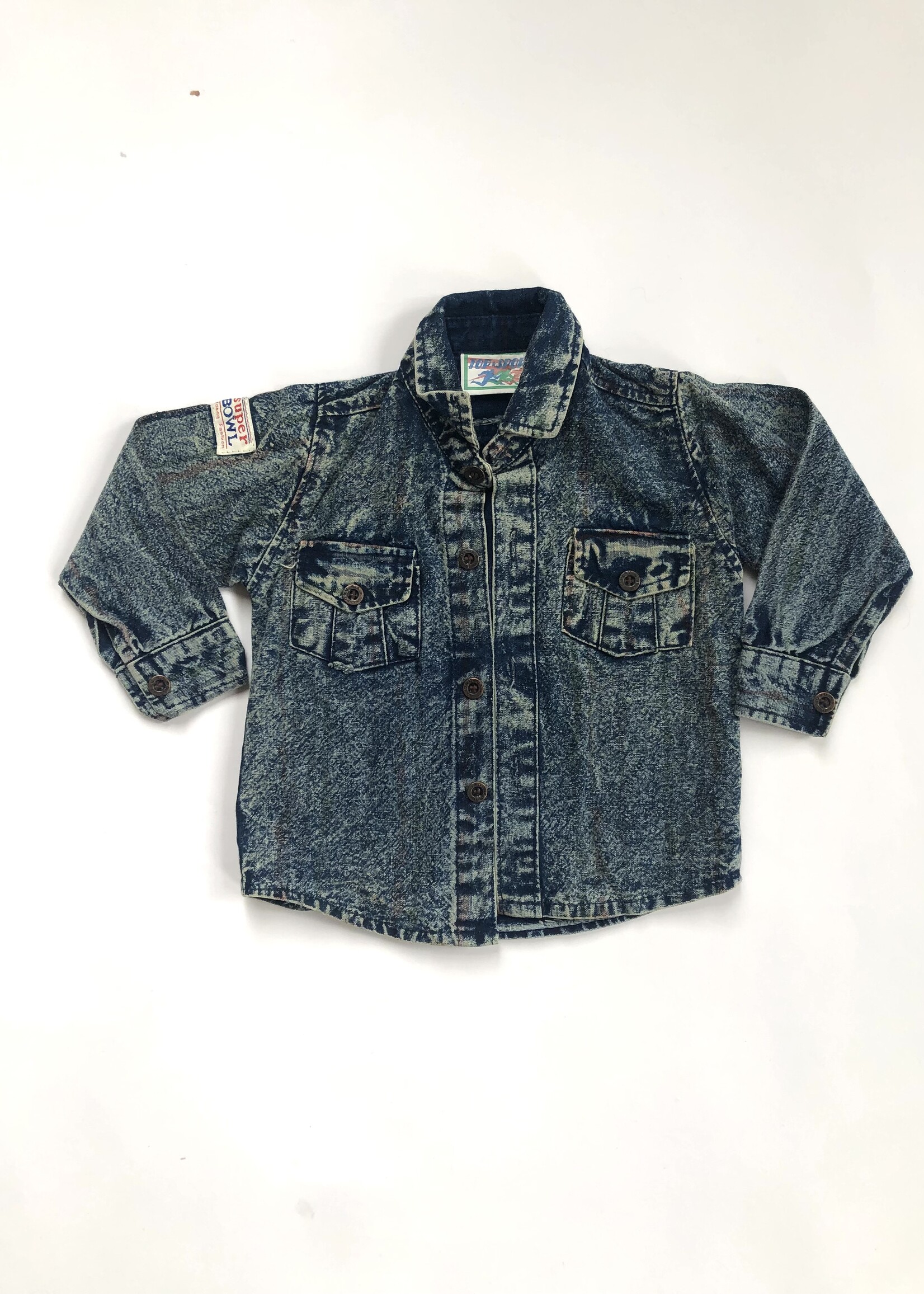 Vintage Acid denim two piece 12-18m