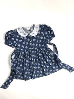 Vintage Blue floral dress 4-5y