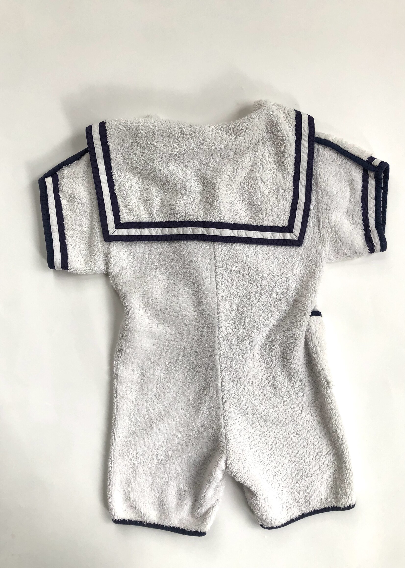 Vintage Sahara terry sailor suit 3y