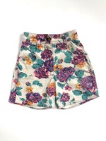 Vintage Floral denim short 2-3y