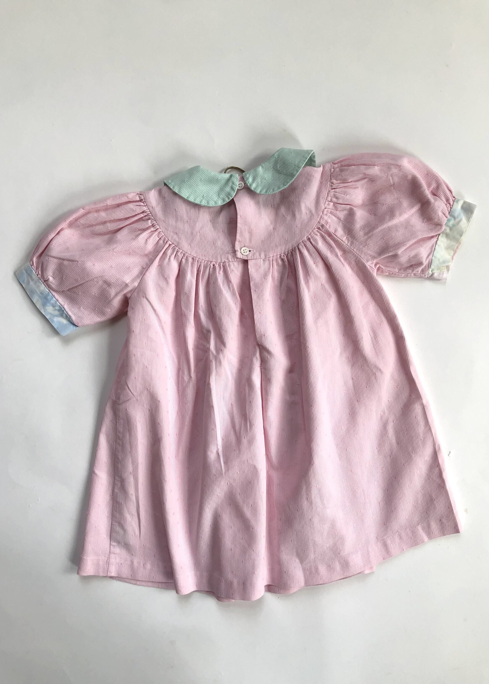 Vintage Sweet pastel pink dress 12m