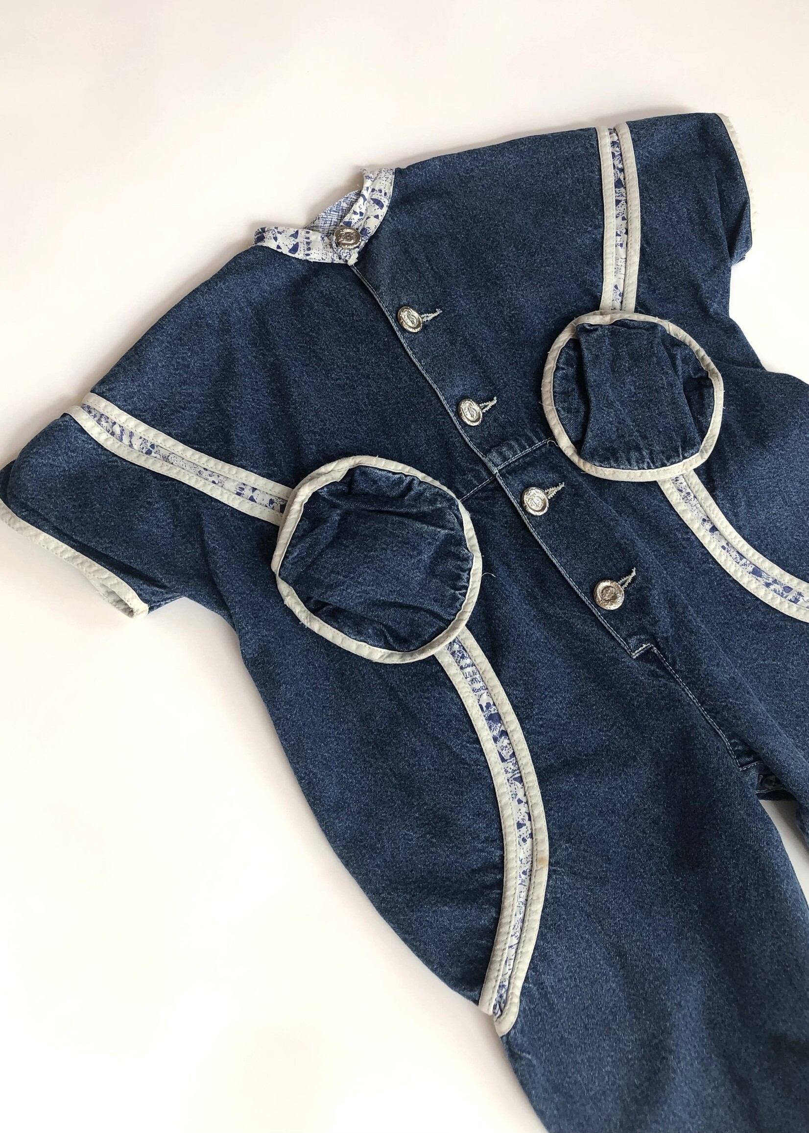 Trotinette Paris Denim boilersuit 18m