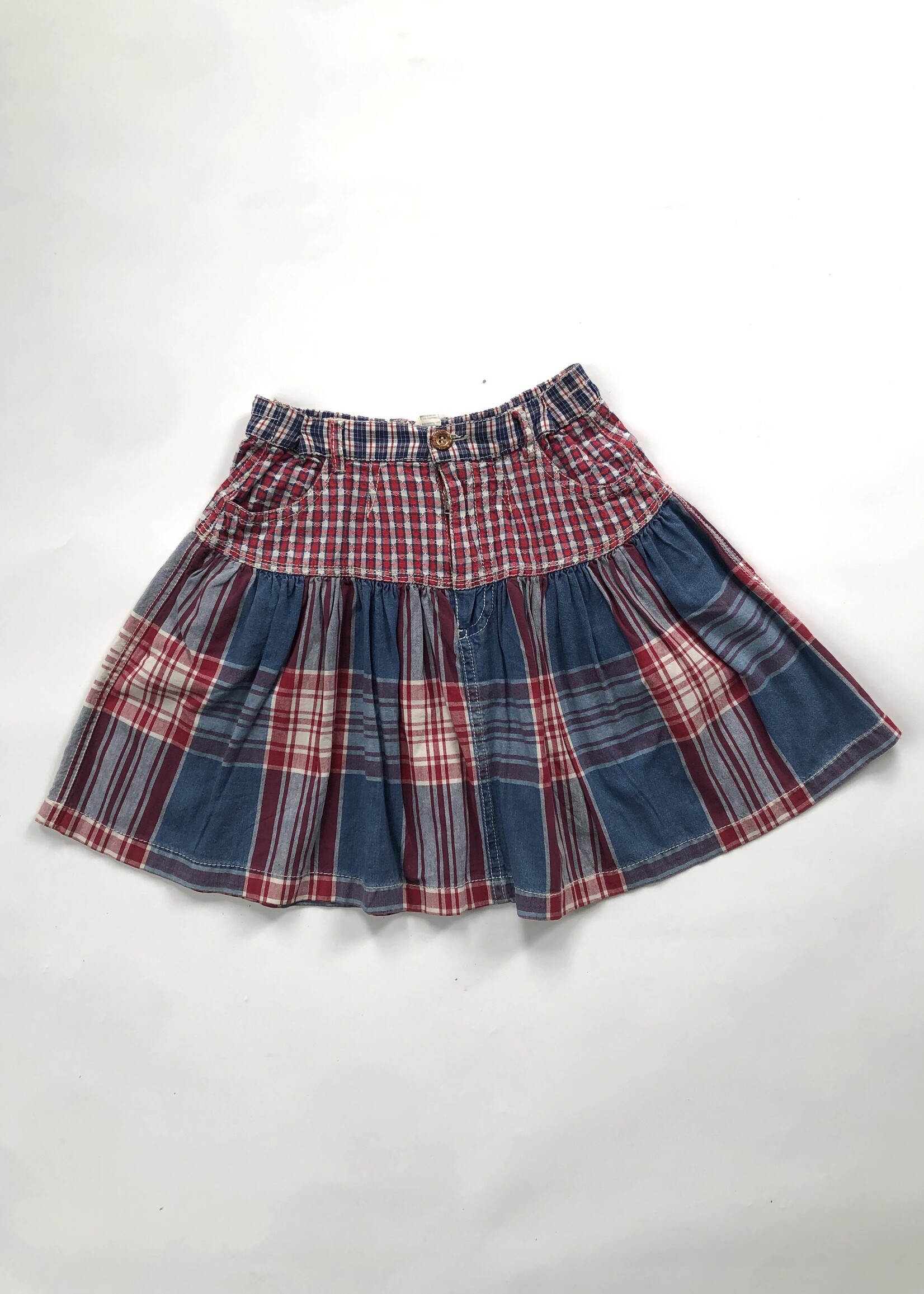 Oilily Cheched skirt 6-8y
