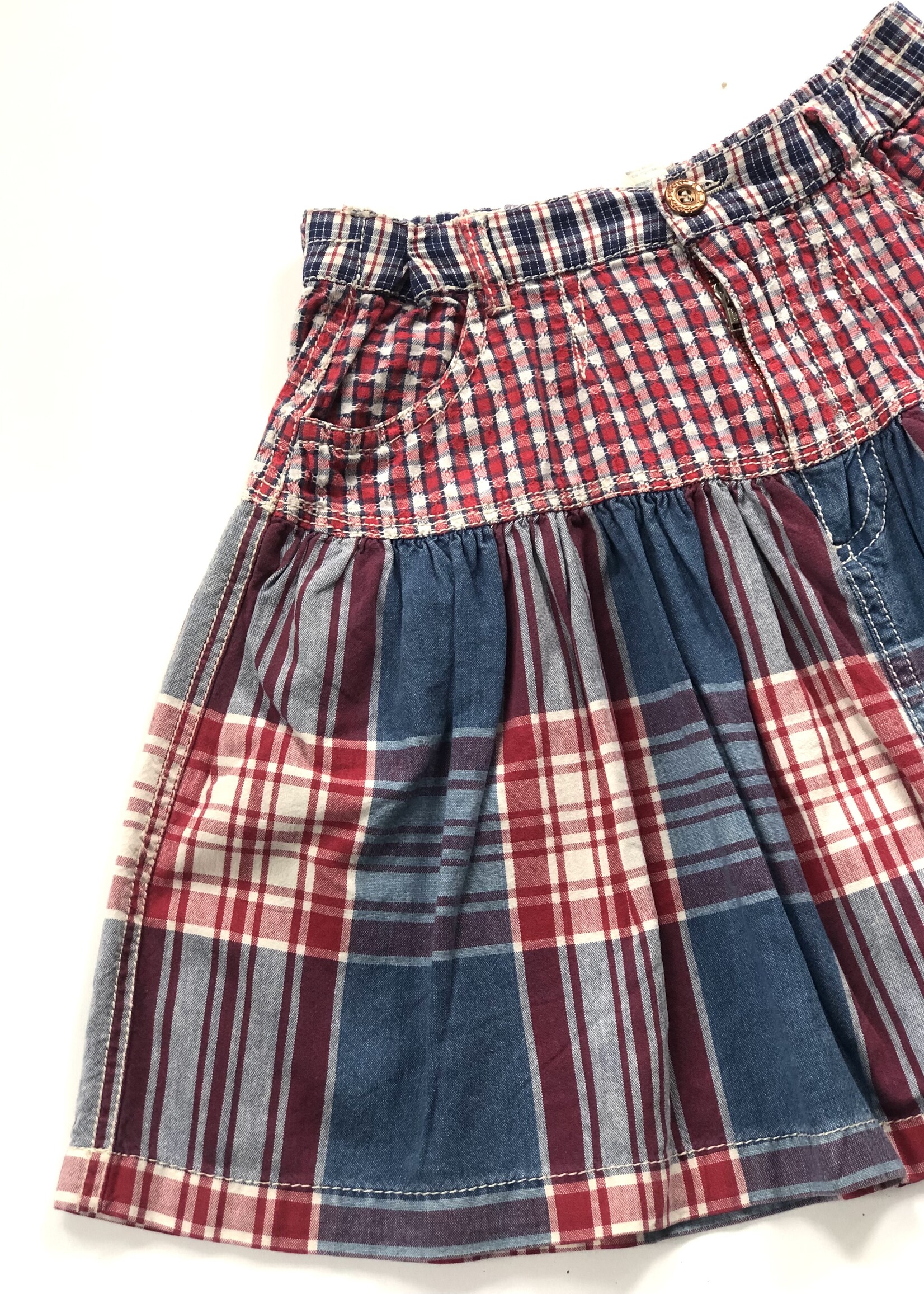 Oilily Cheched skirt 6-8y