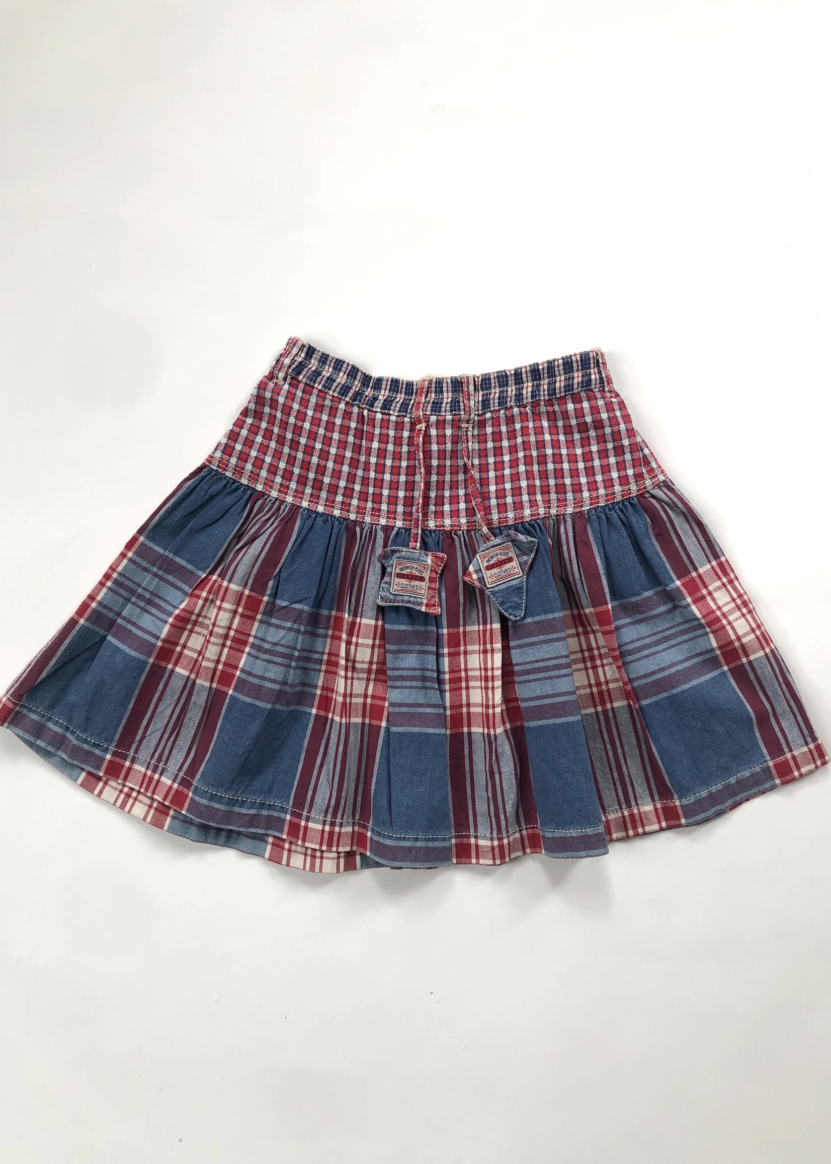 Oilily Cheched skirt 6-8y