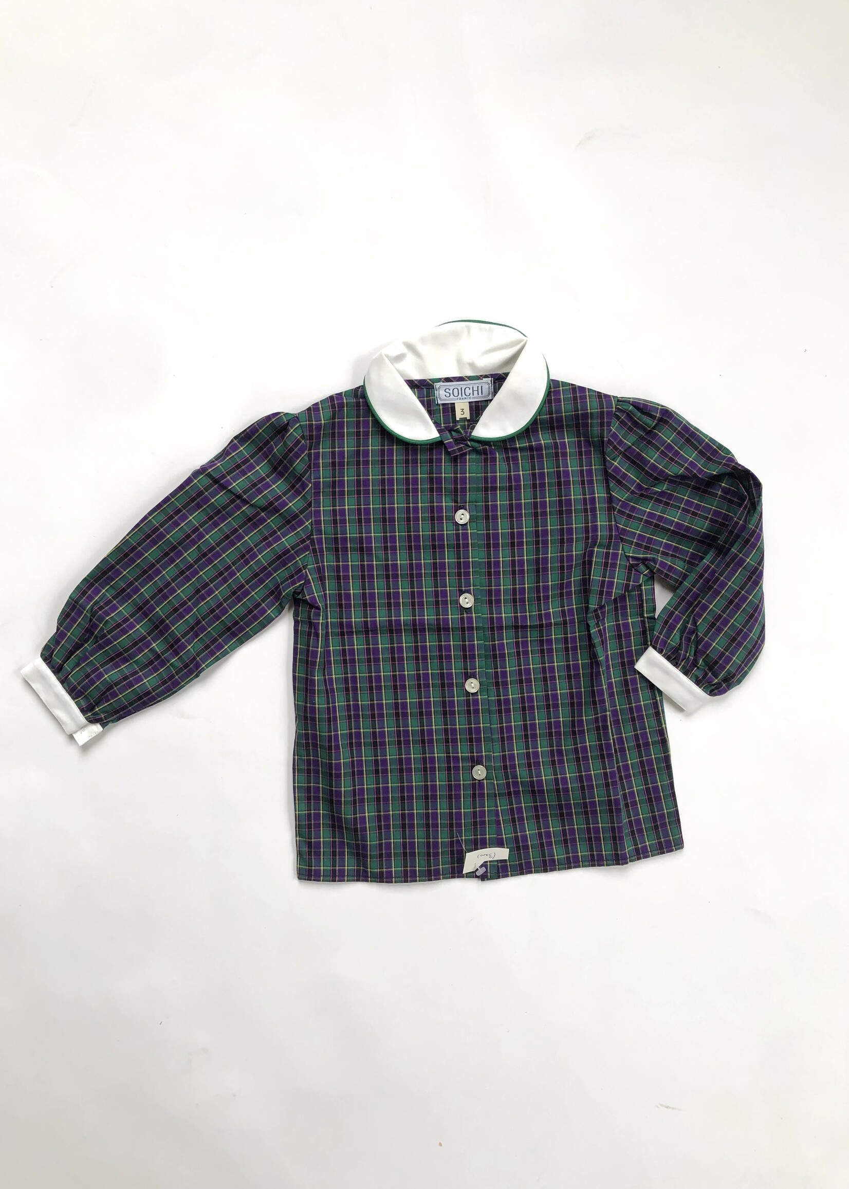 Vintage Checked blouse 2-3y