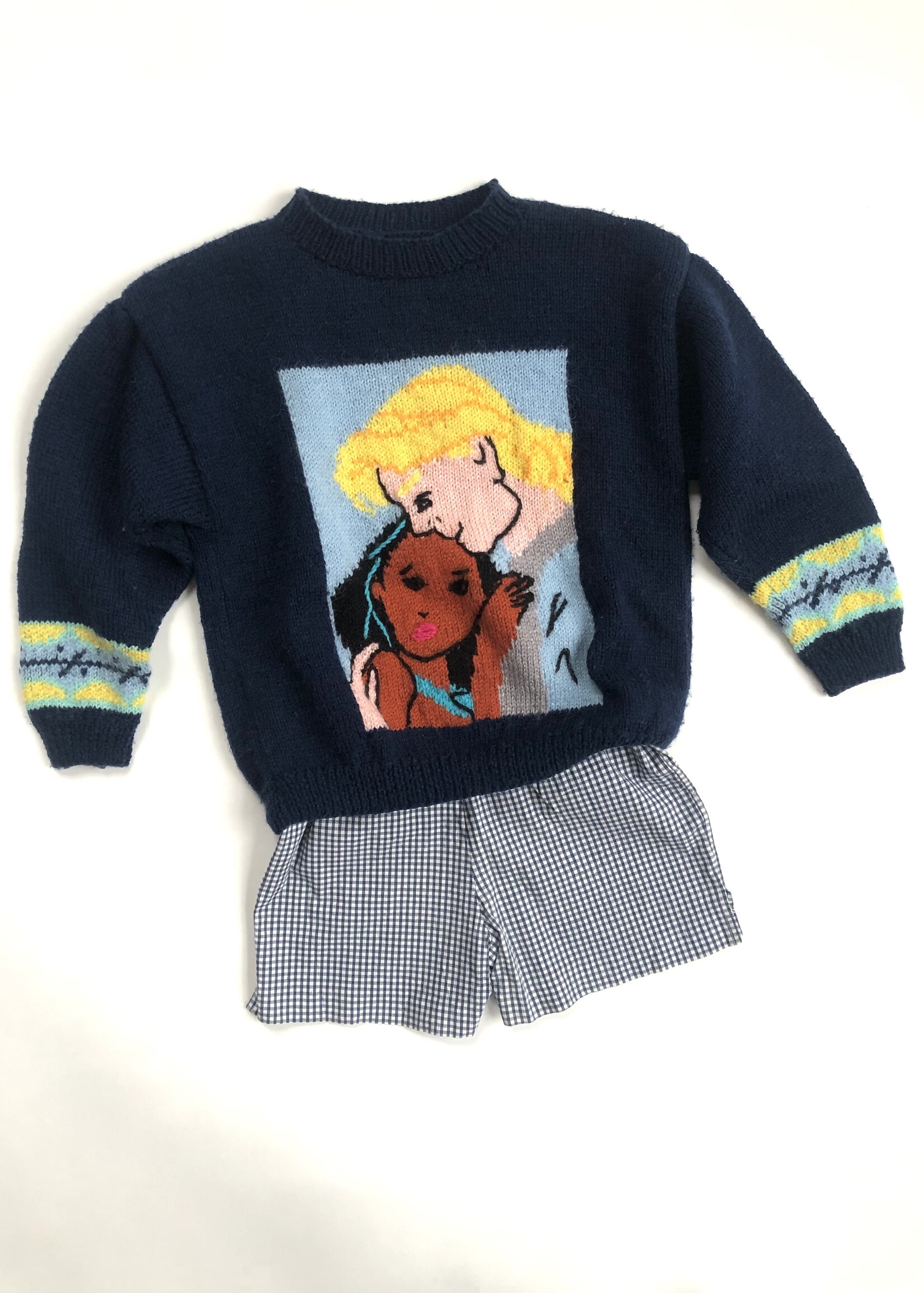Handmade Pocahontas sweater 8y