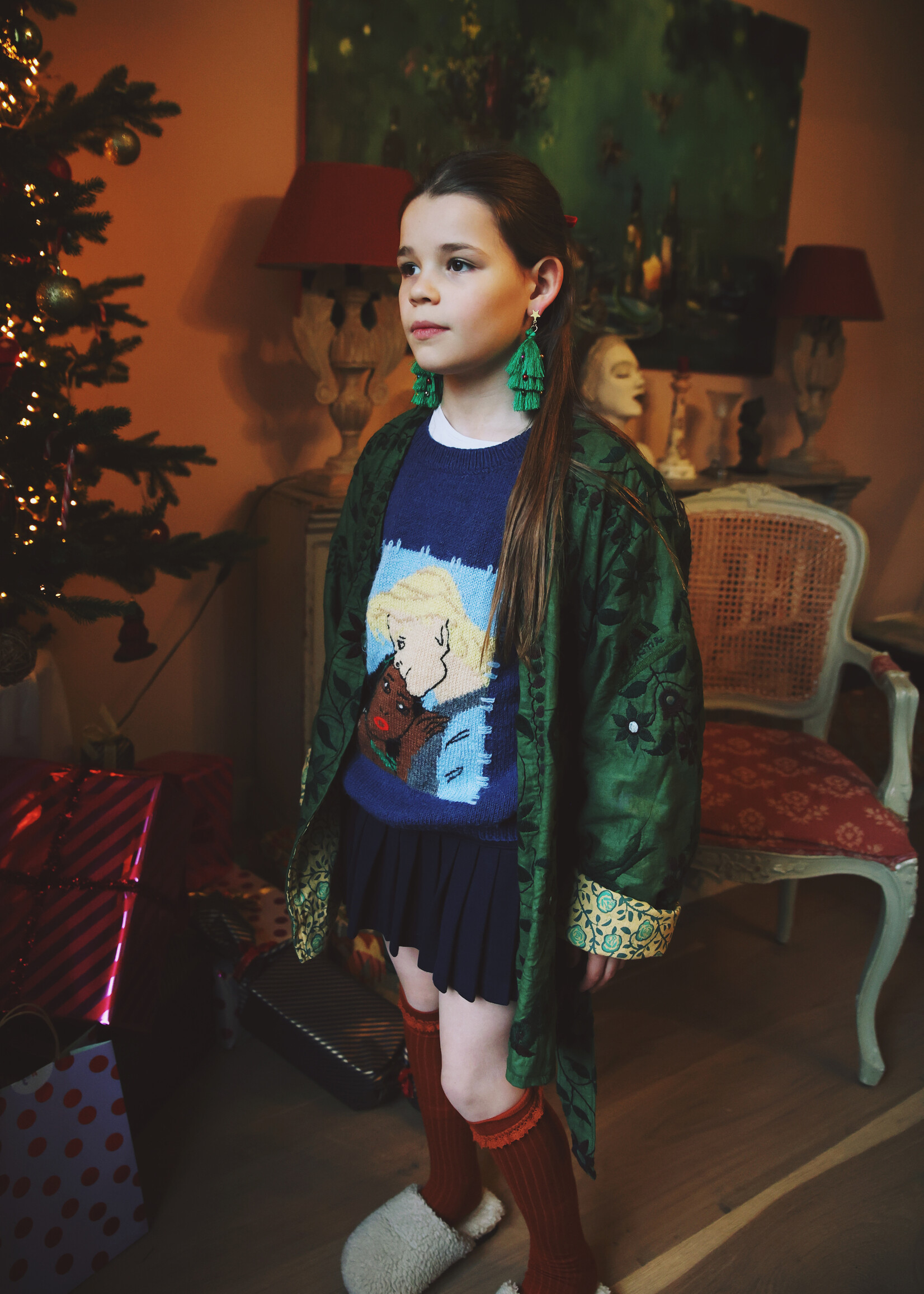 Handmade Pocahontas sweater 8y