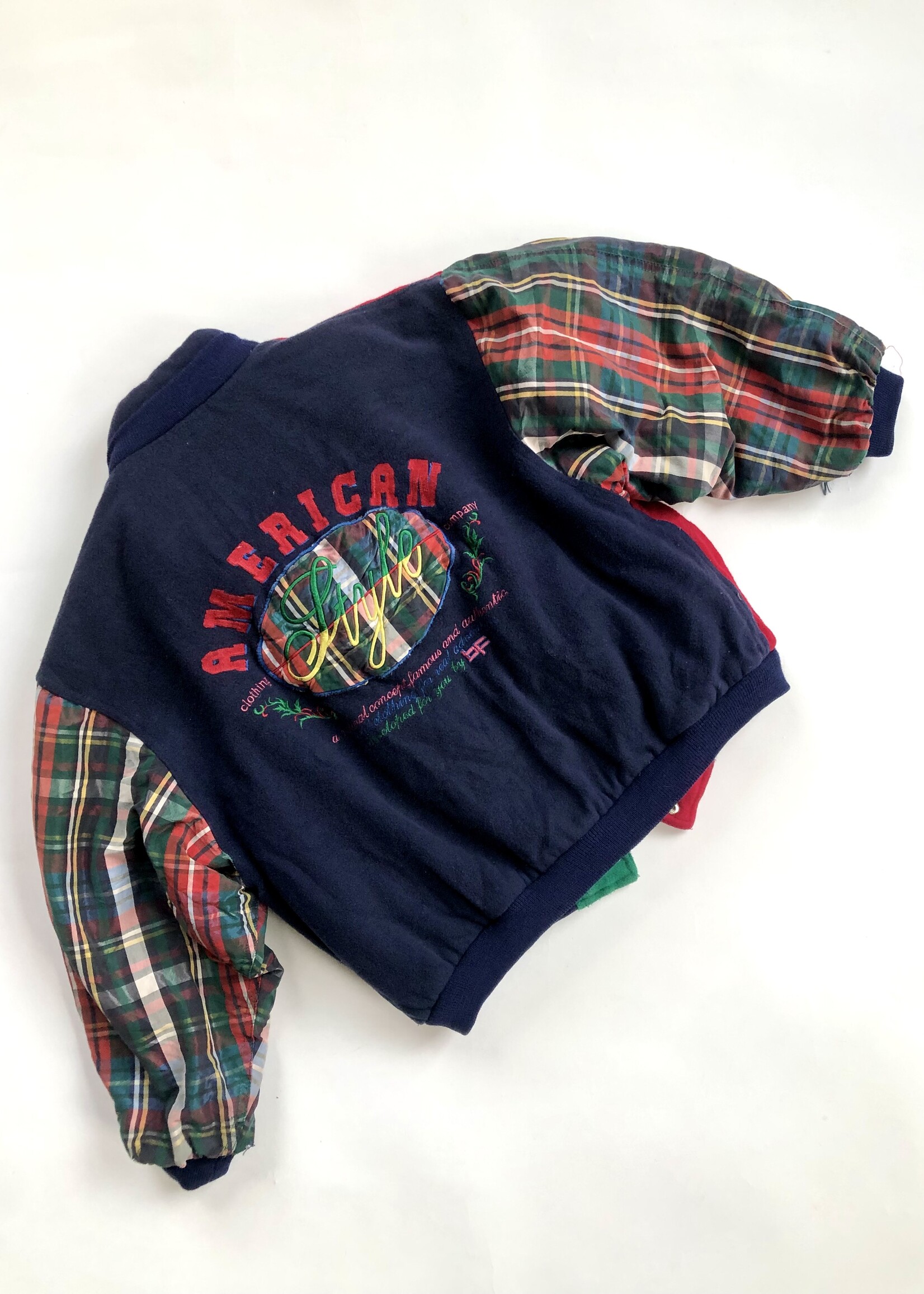 Barbara Farber Colorblock bomber jacket 10-12y