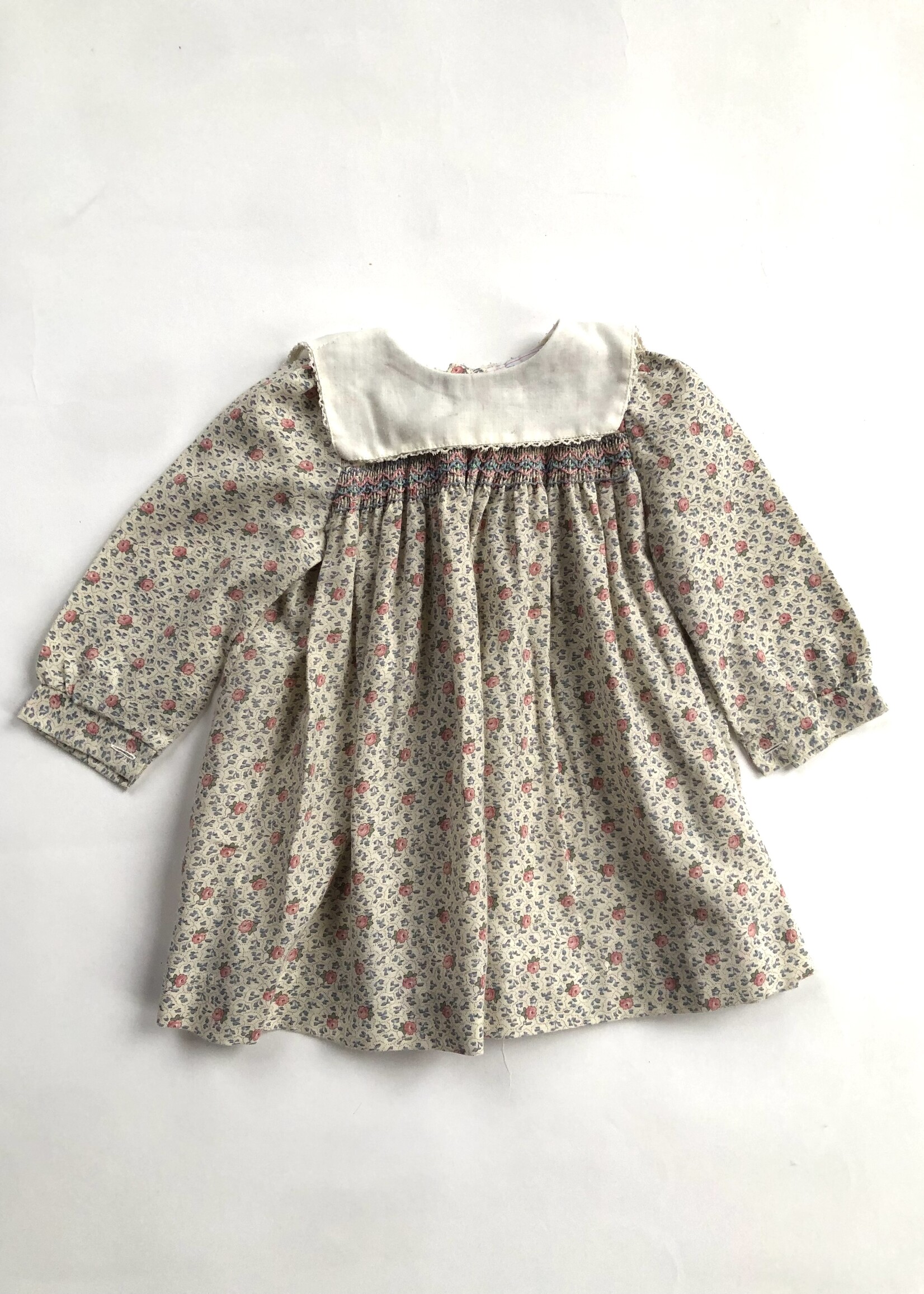 Vintage Classic roses dress 9m