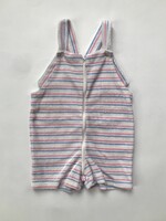 Vintage Striped velvet playsuit 12m