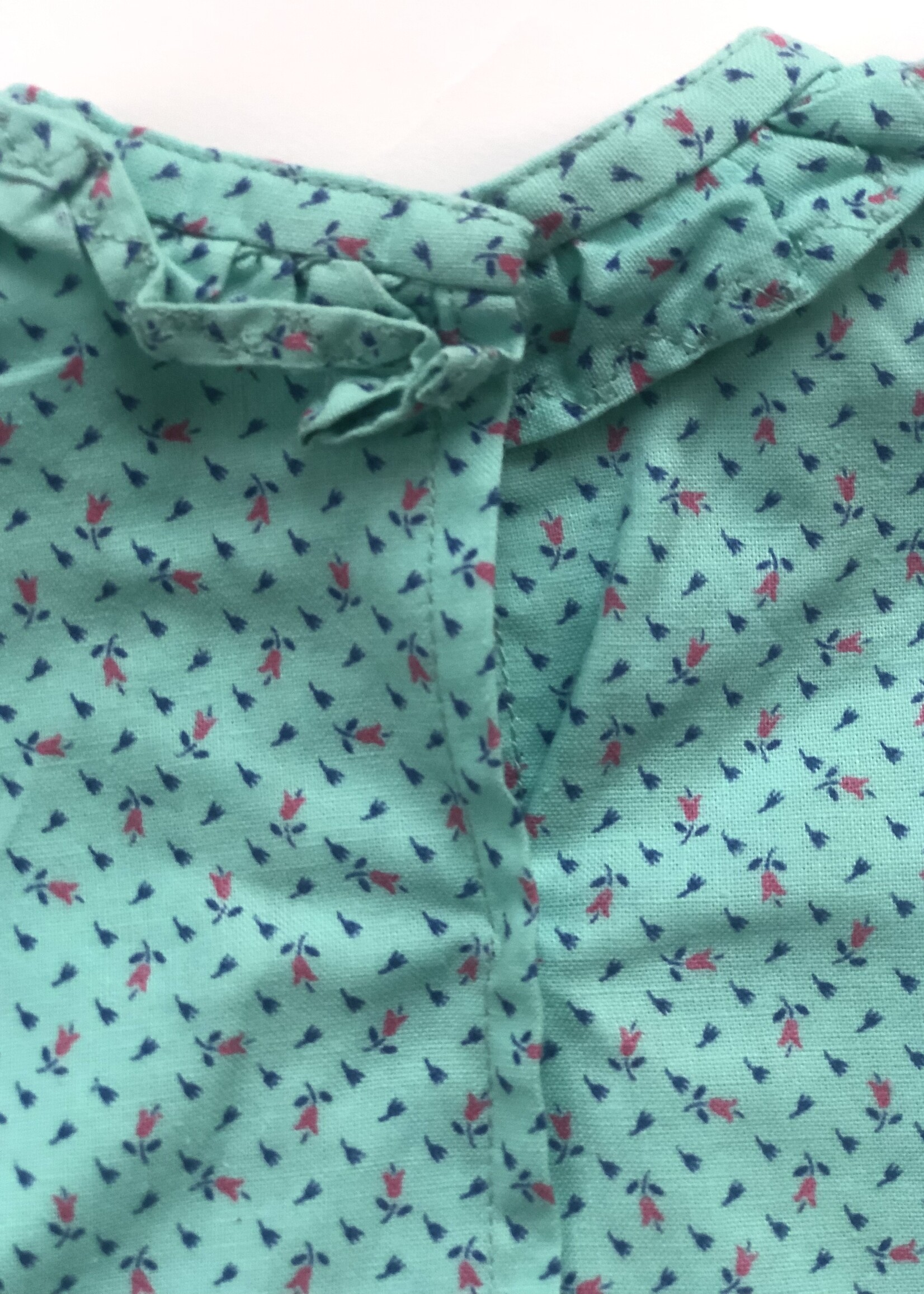 Handmade by Astrid Fuchsia turquoise two piece 12m