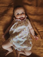 Vintage Purple floral dress 6-9m