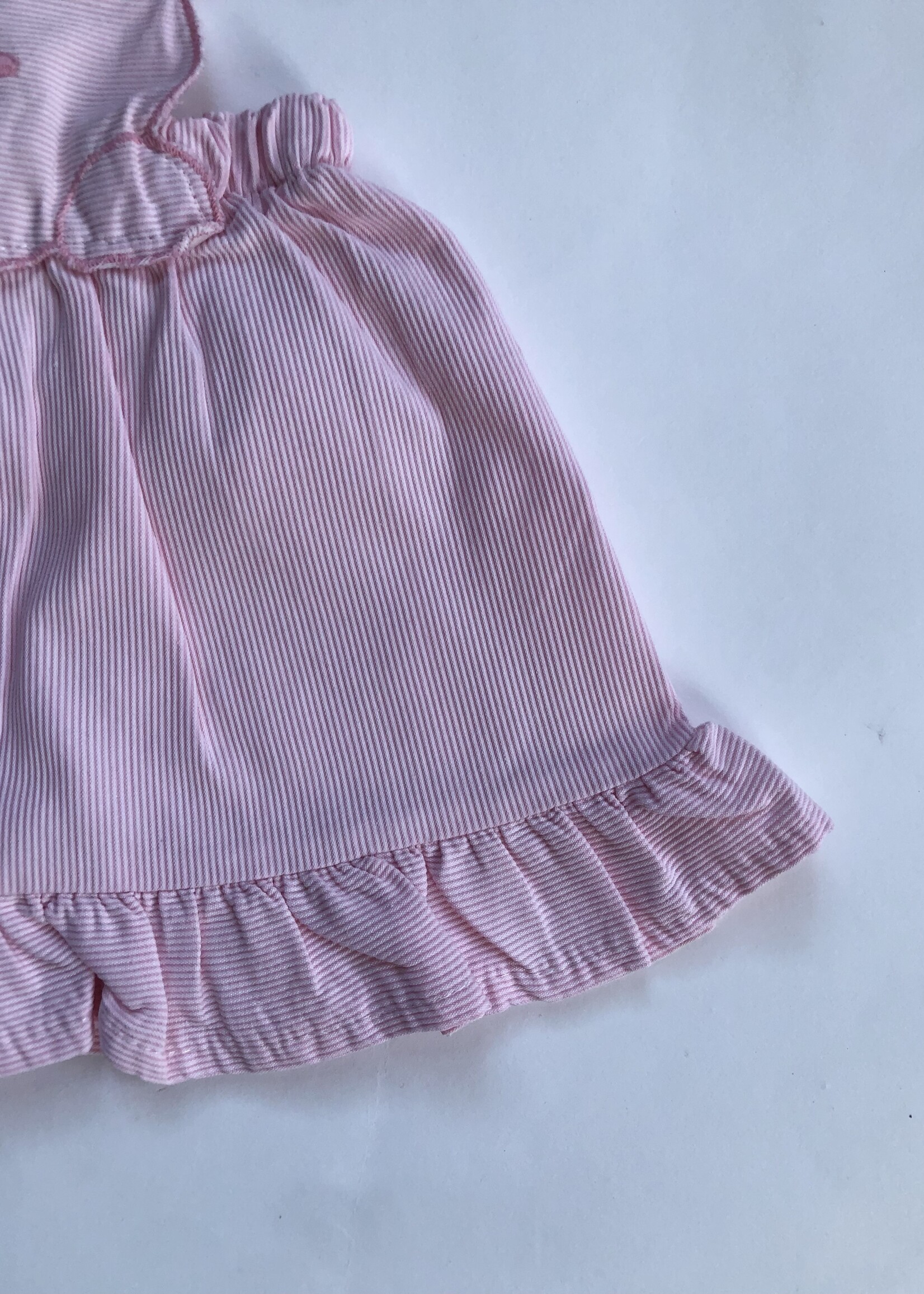 Vintage Pink Sailor Cat dress 0-3m
