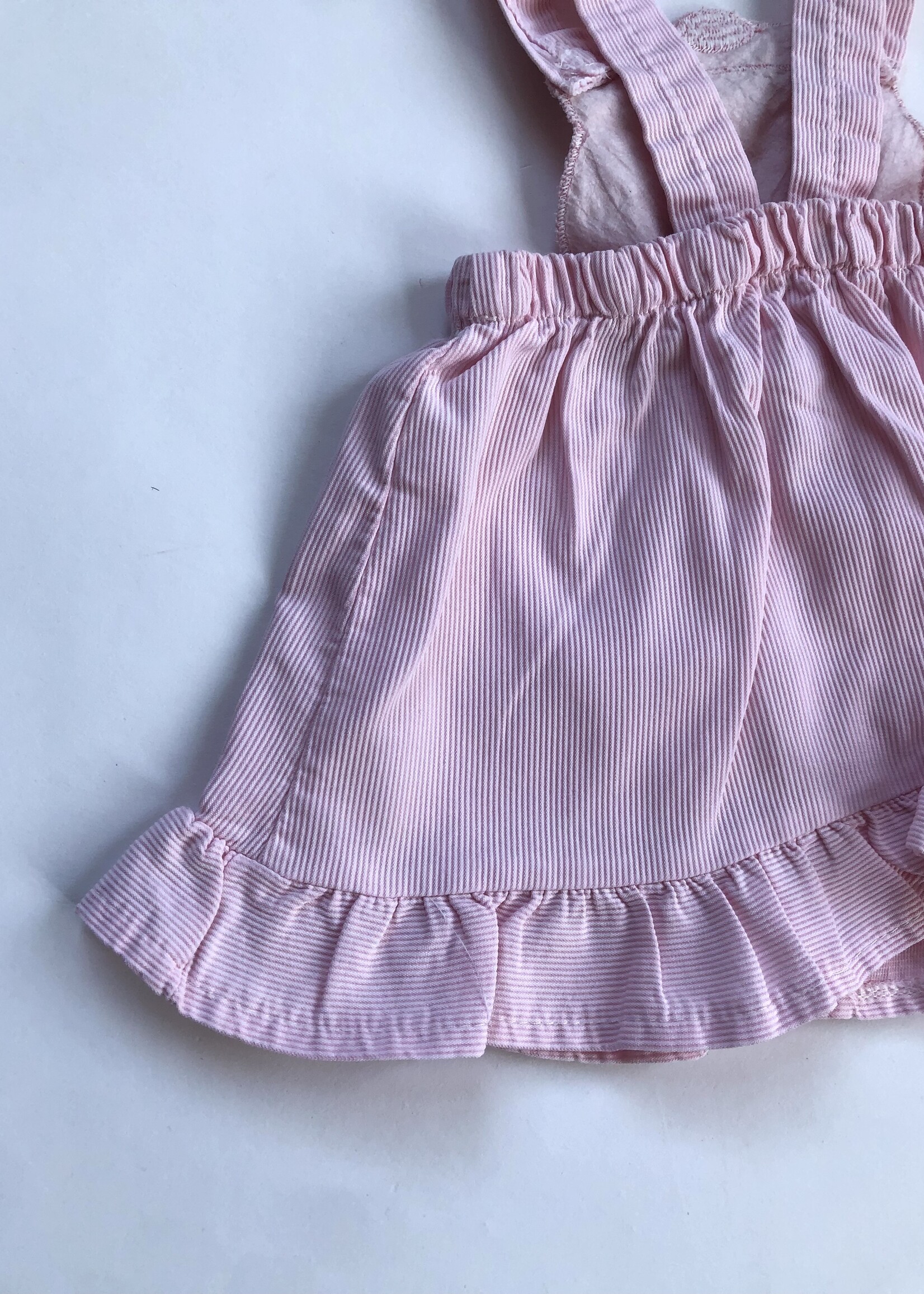 Vintage Pink Sailor Cat dress 0-3m