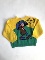 Handmade Gaston Lagaffe sweater 5-6y