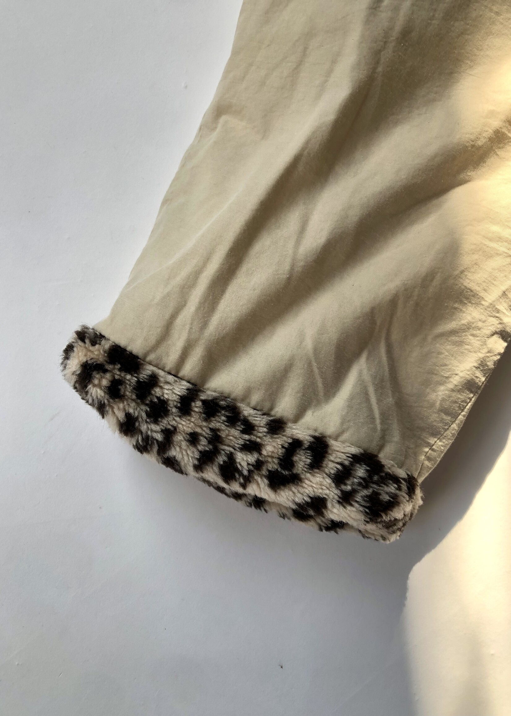 Vintage Sandy leopard wintersuit 18m