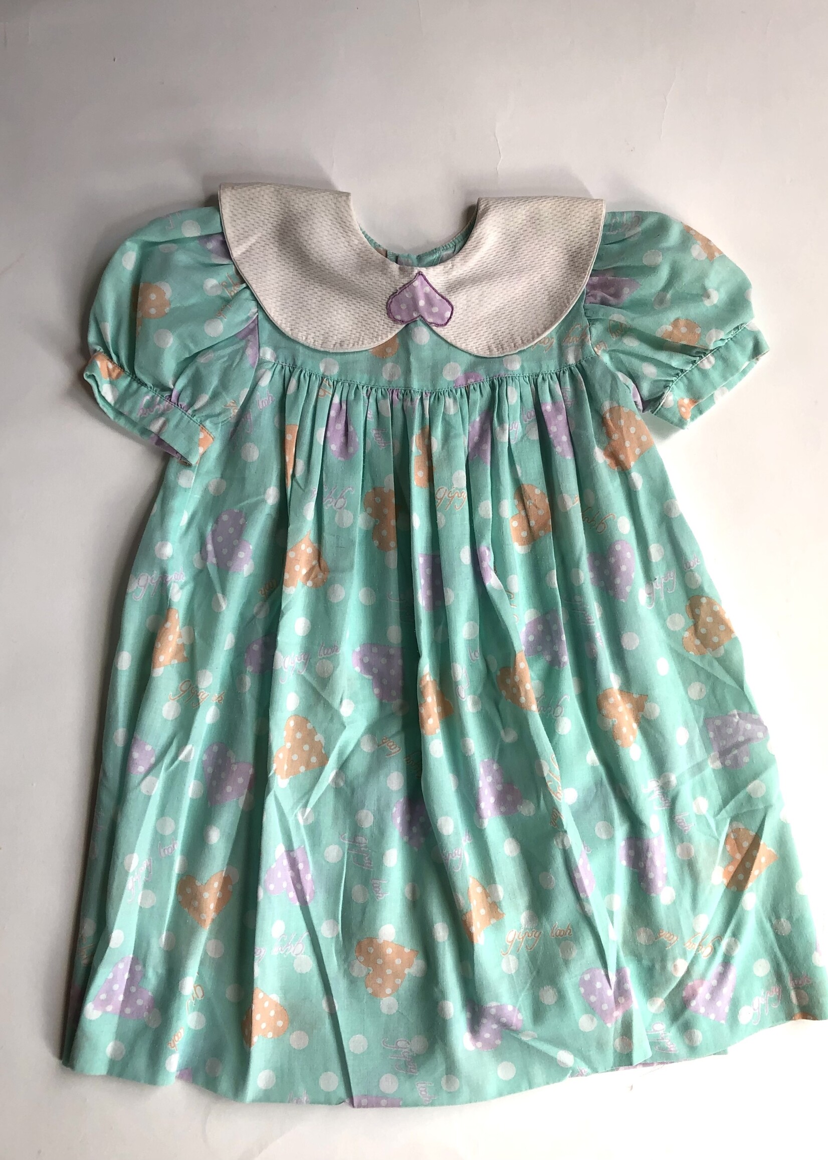 Vintage Gipsy Look Hearts dress 3y