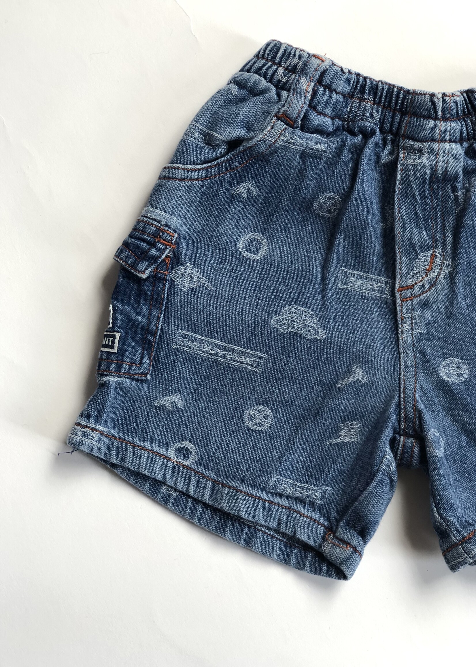 Vintage Denim worker shorts 12-18m