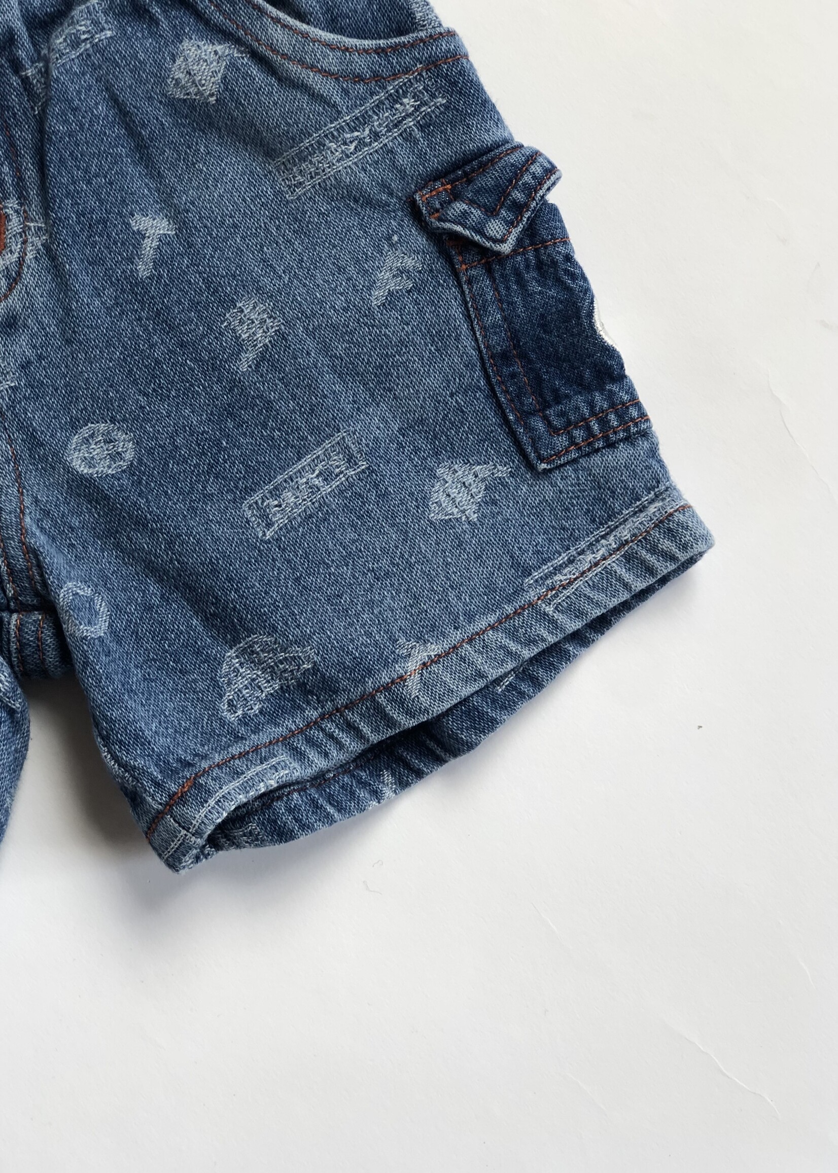 Vintage Denim worker shorts 12-18m