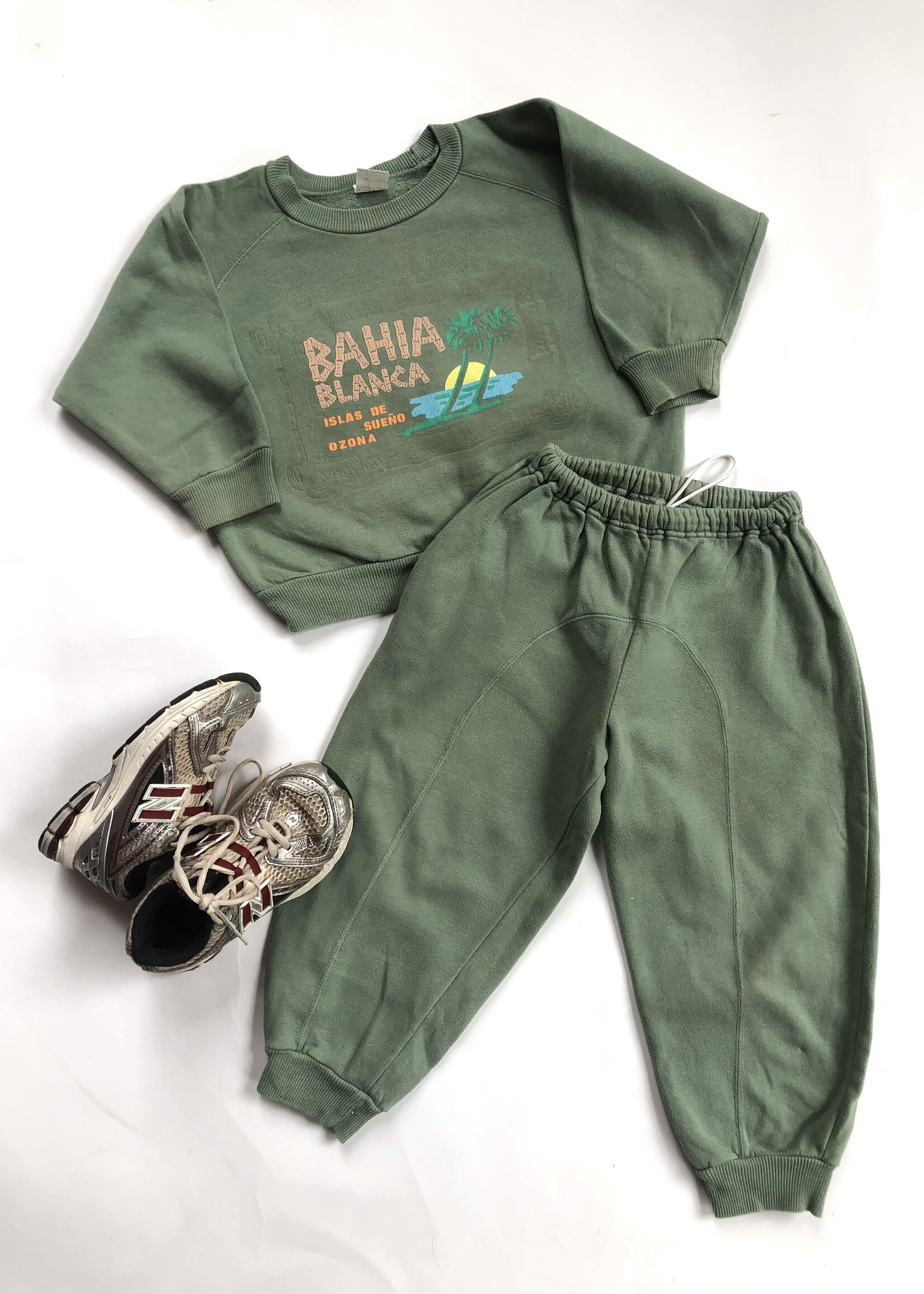 Vintage Bahia Blanca boxy jogging set 3-4y