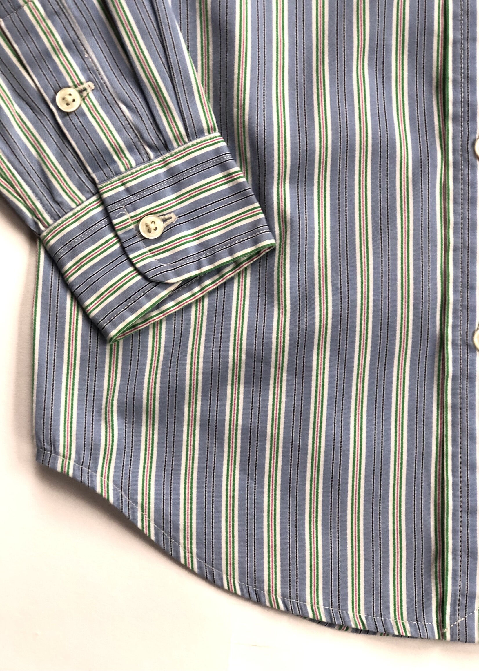 Ralph Lauren Blue striped blouse 4y