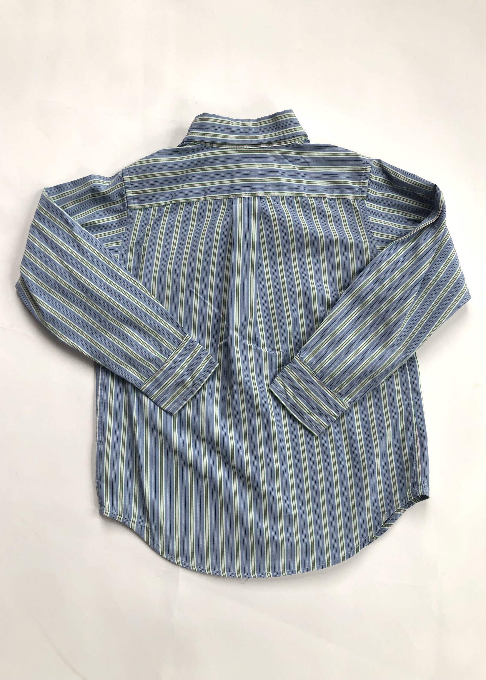 Ralph Lauren Blue striped blouse 4y