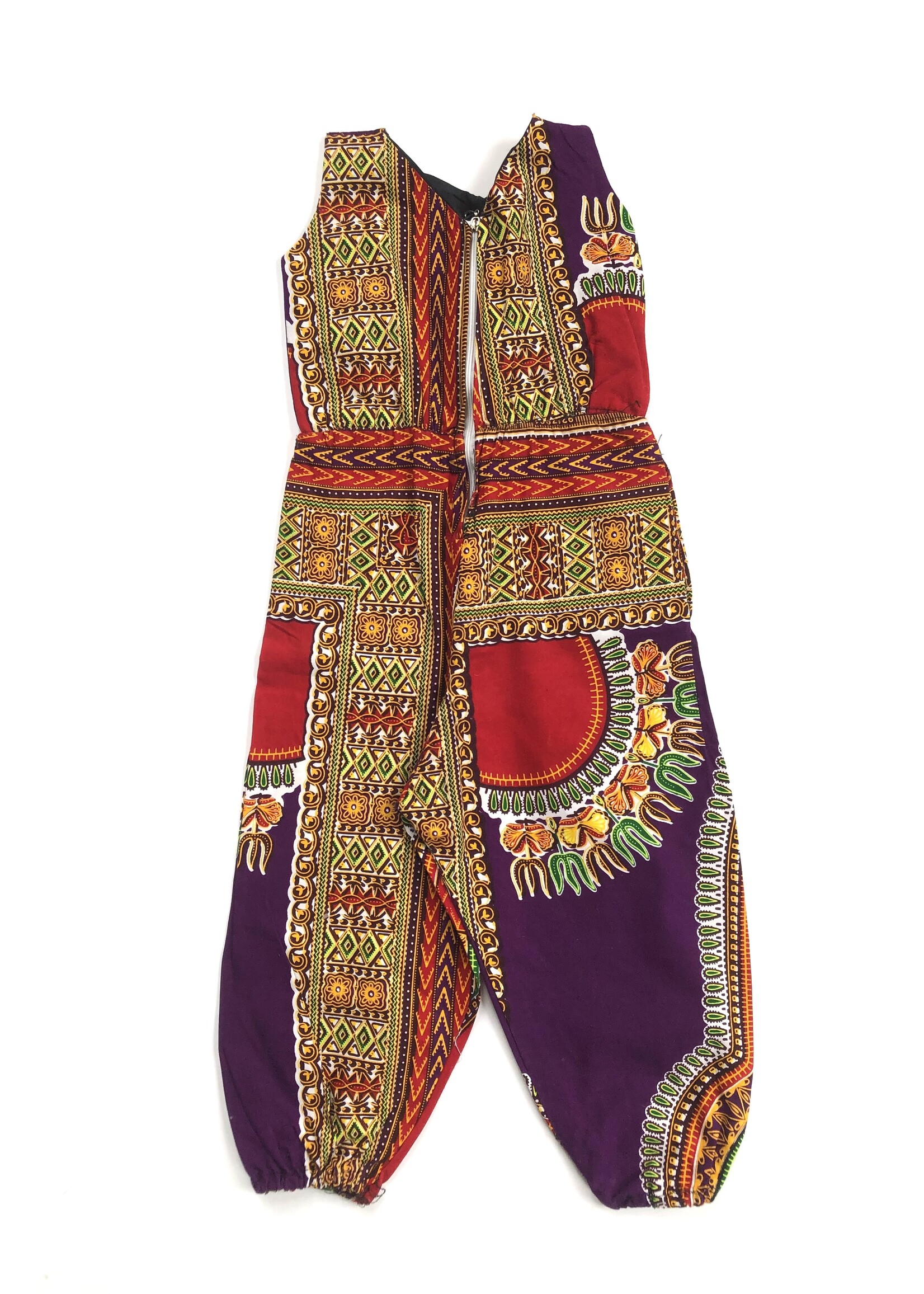 Handmade African playsuit 3-4y