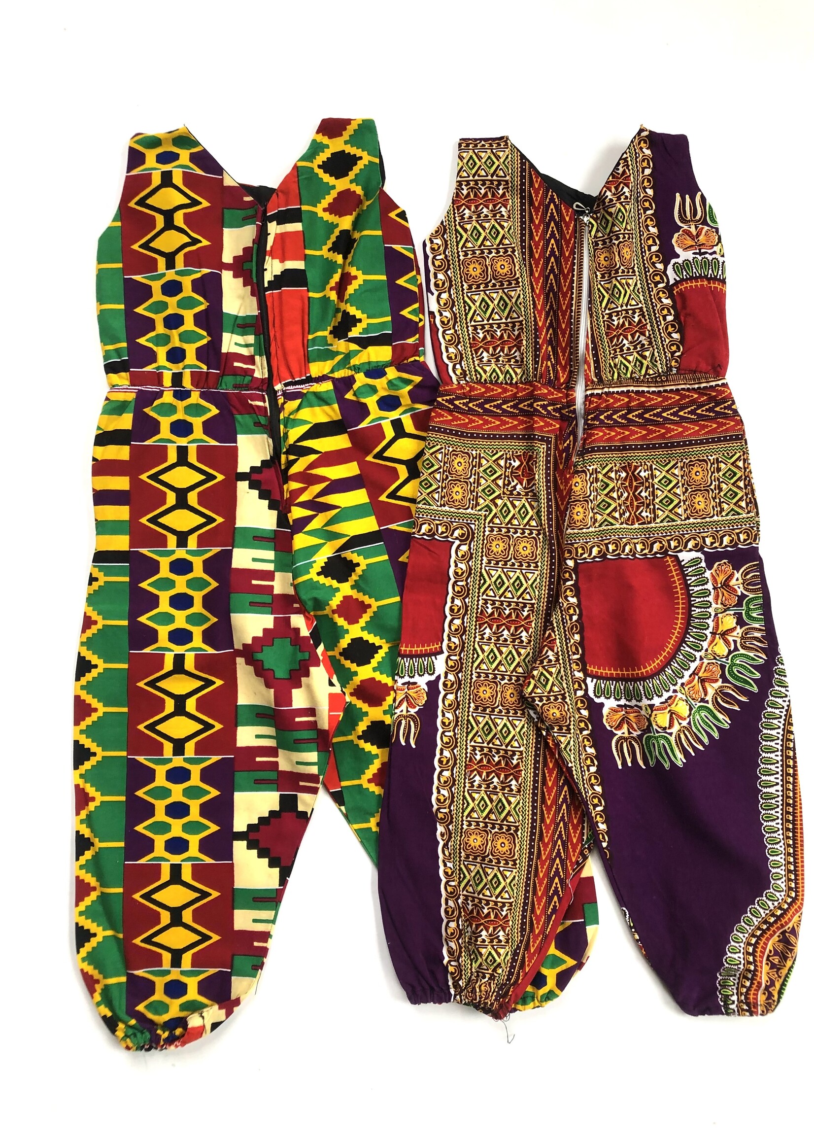 Handmade African playsuit 3-4y