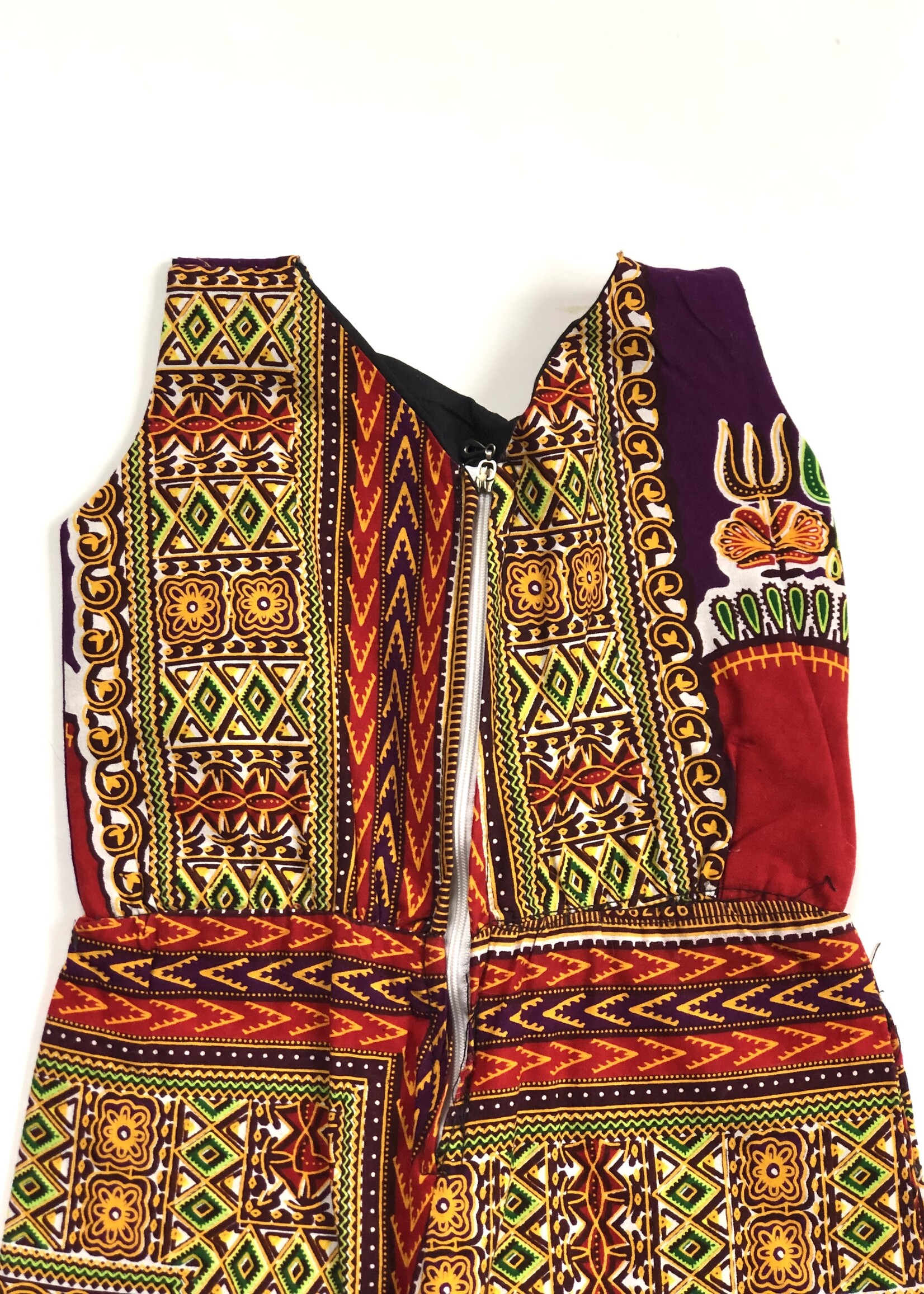 Handmade African playsuit 3-4y