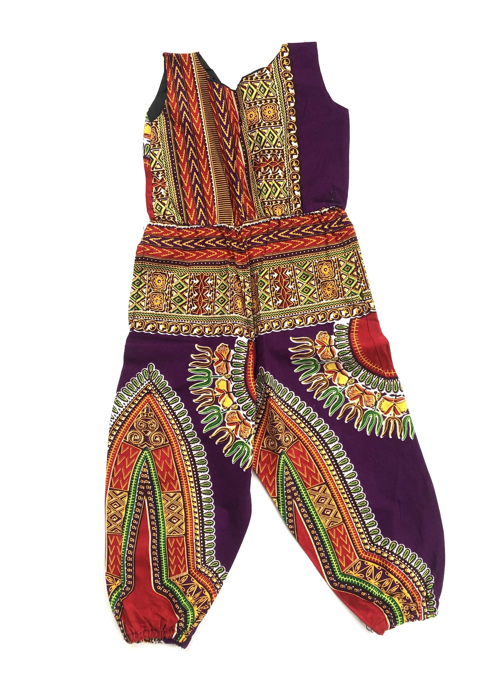 Handmade African playsuit 3-4y