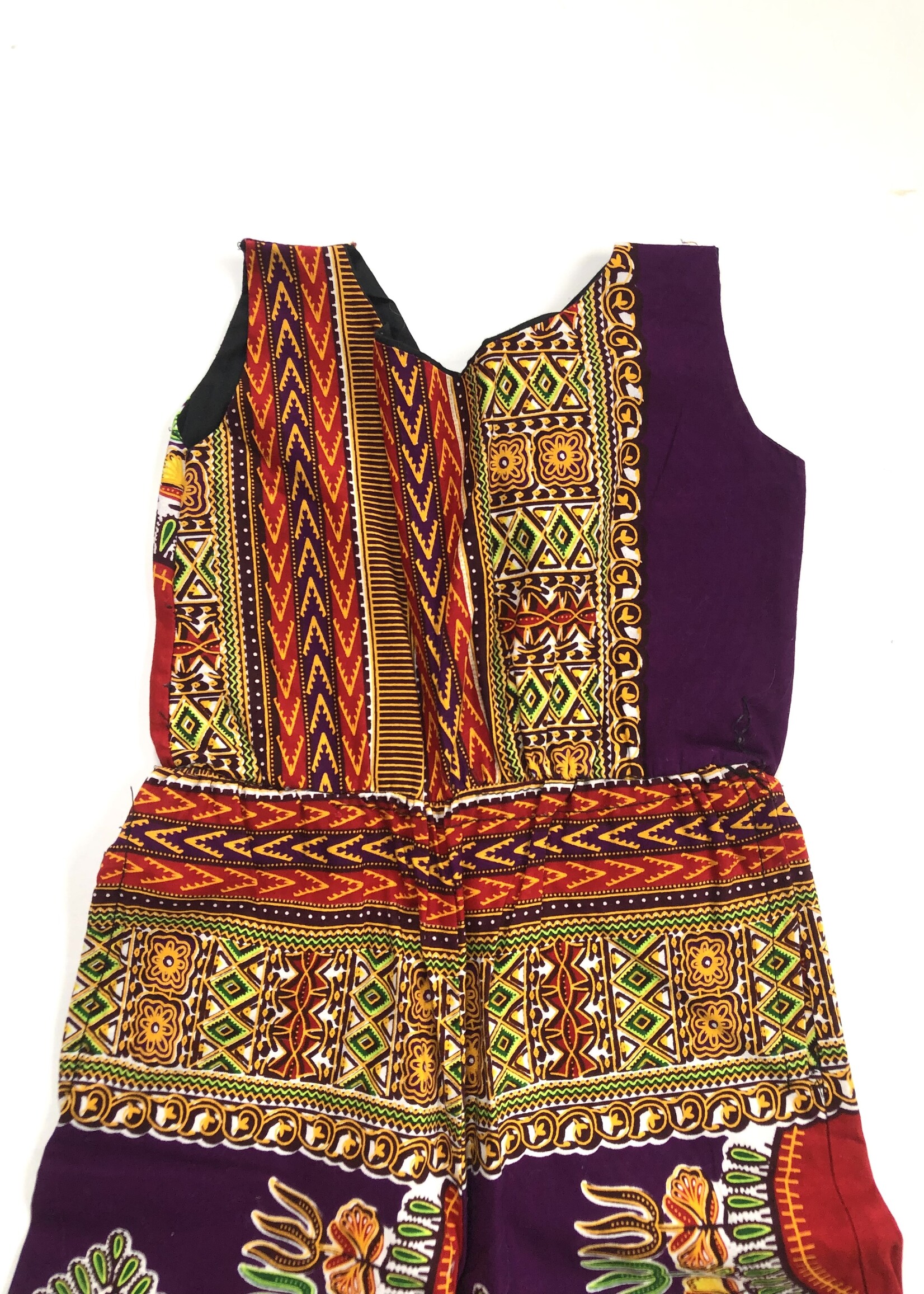Handmade African playsuit 3-4y
