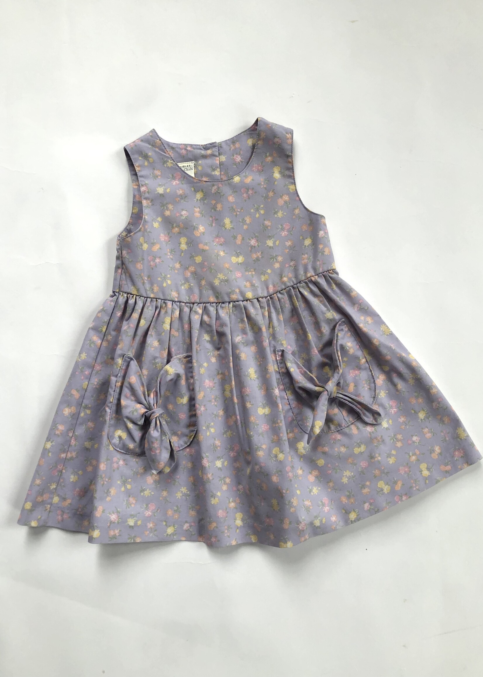 Laura Ashley (Mother and Child) Lilac floral dress 18m