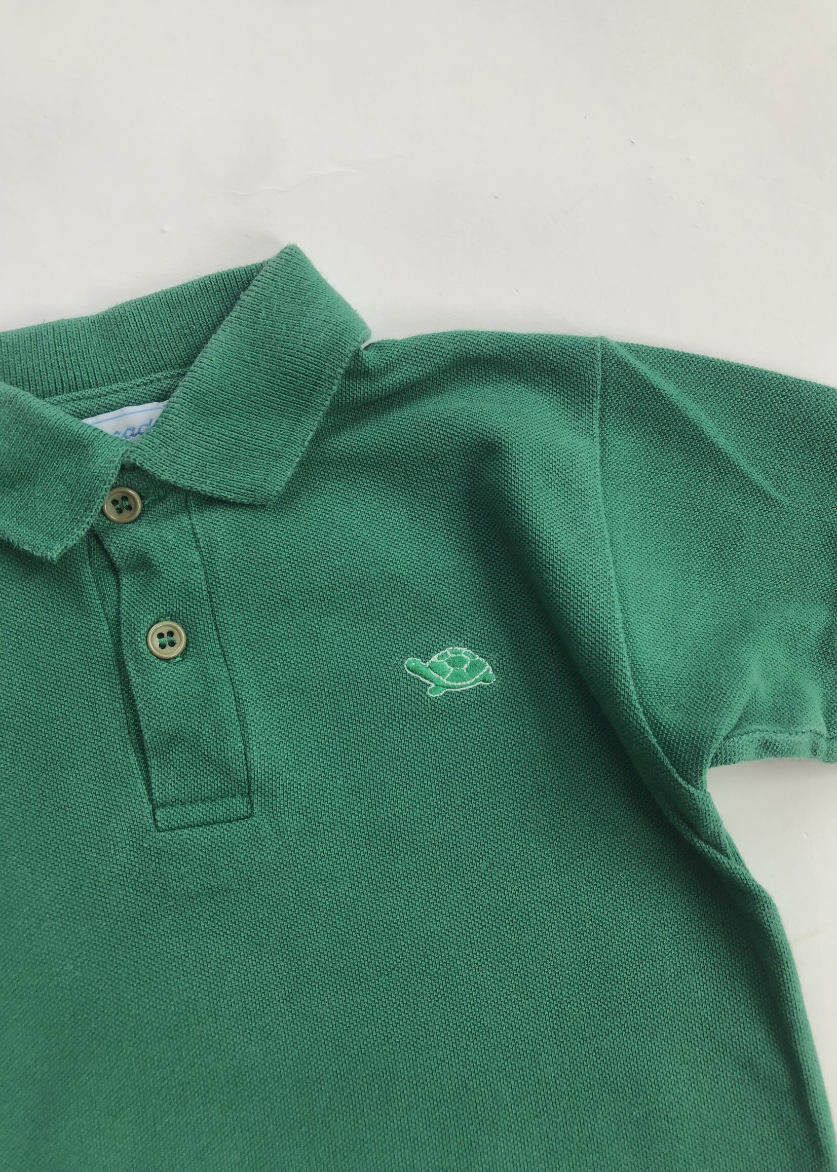 Vintage Green Turtle polo shirt 12m
