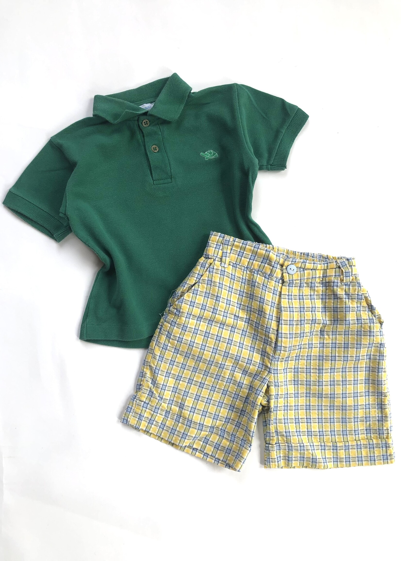 Vintage Green Turtle polo shirt 12m