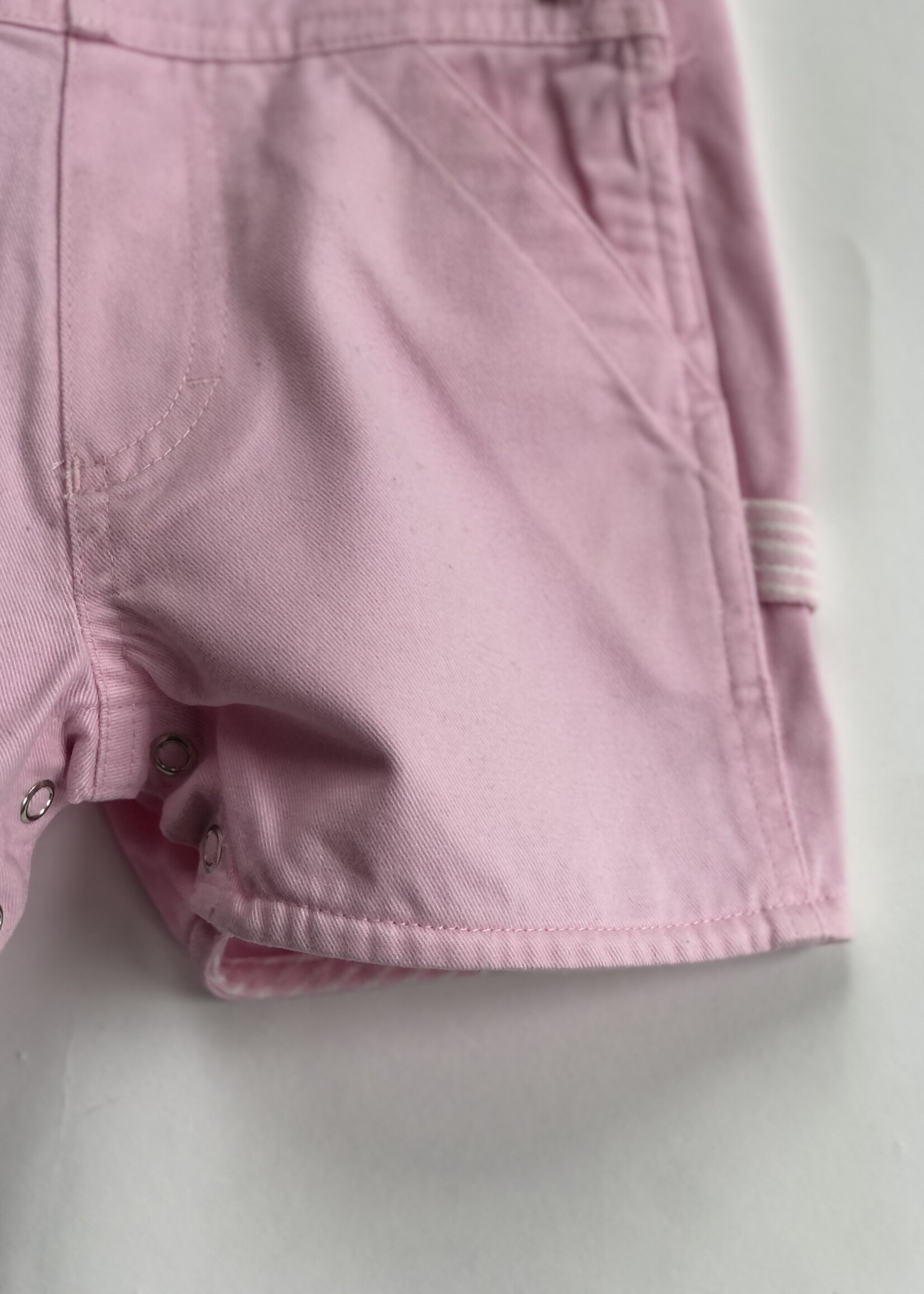OshKosh Pink denim shortall 3m
