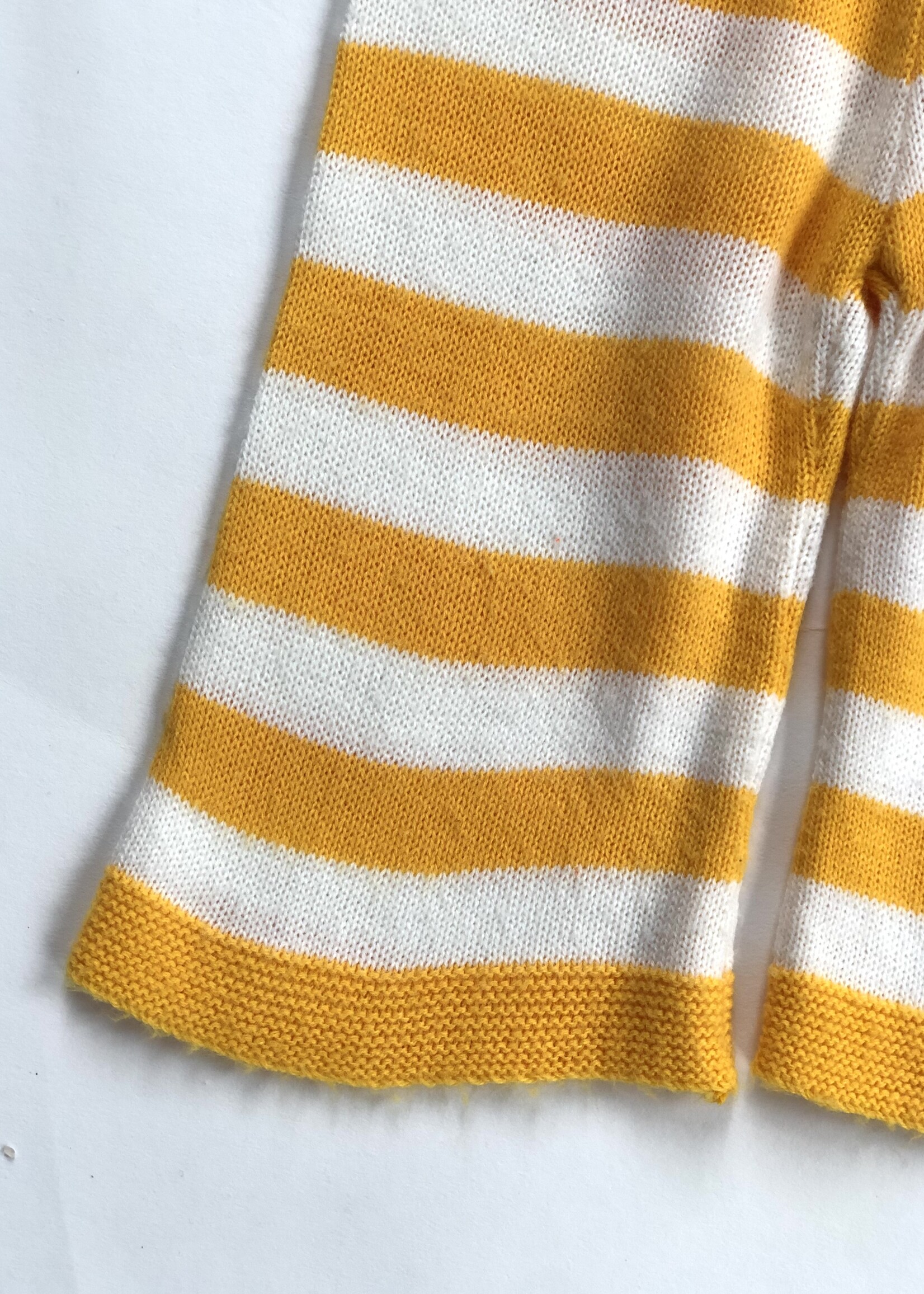 Vintage Yellow Striped Duck playsuit 6m