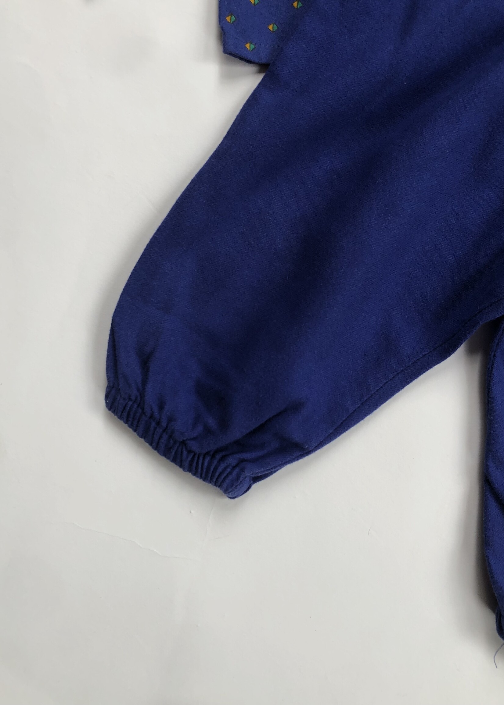 Vintage Blue puffy two piece 3-6m