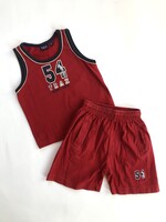 Vintage Red Baseball League two piece 3y