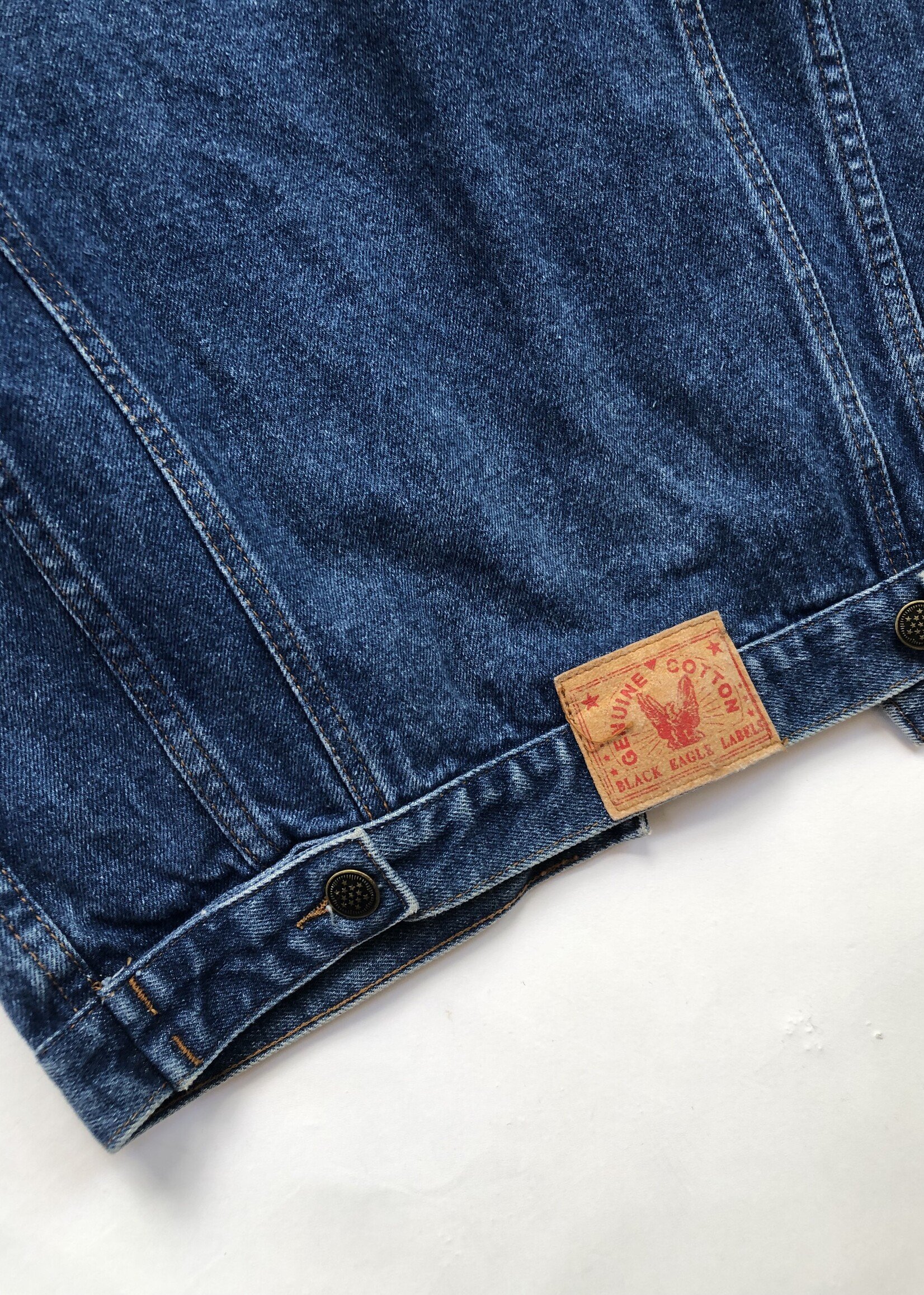 Vintage Denim floral jacket 10y