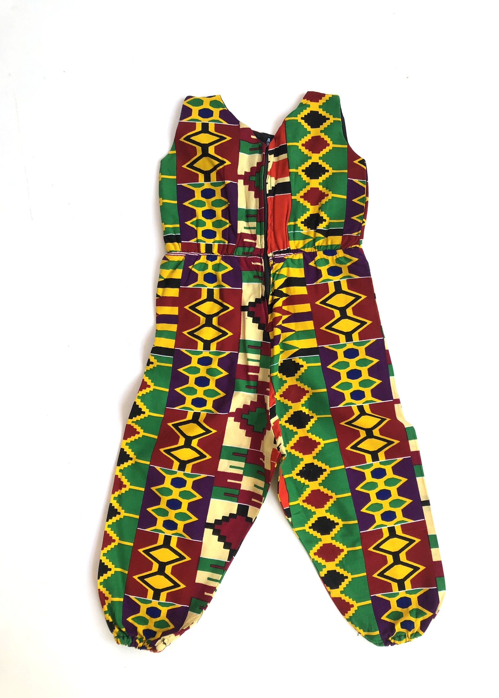Handmade African playsuit 5-6y
